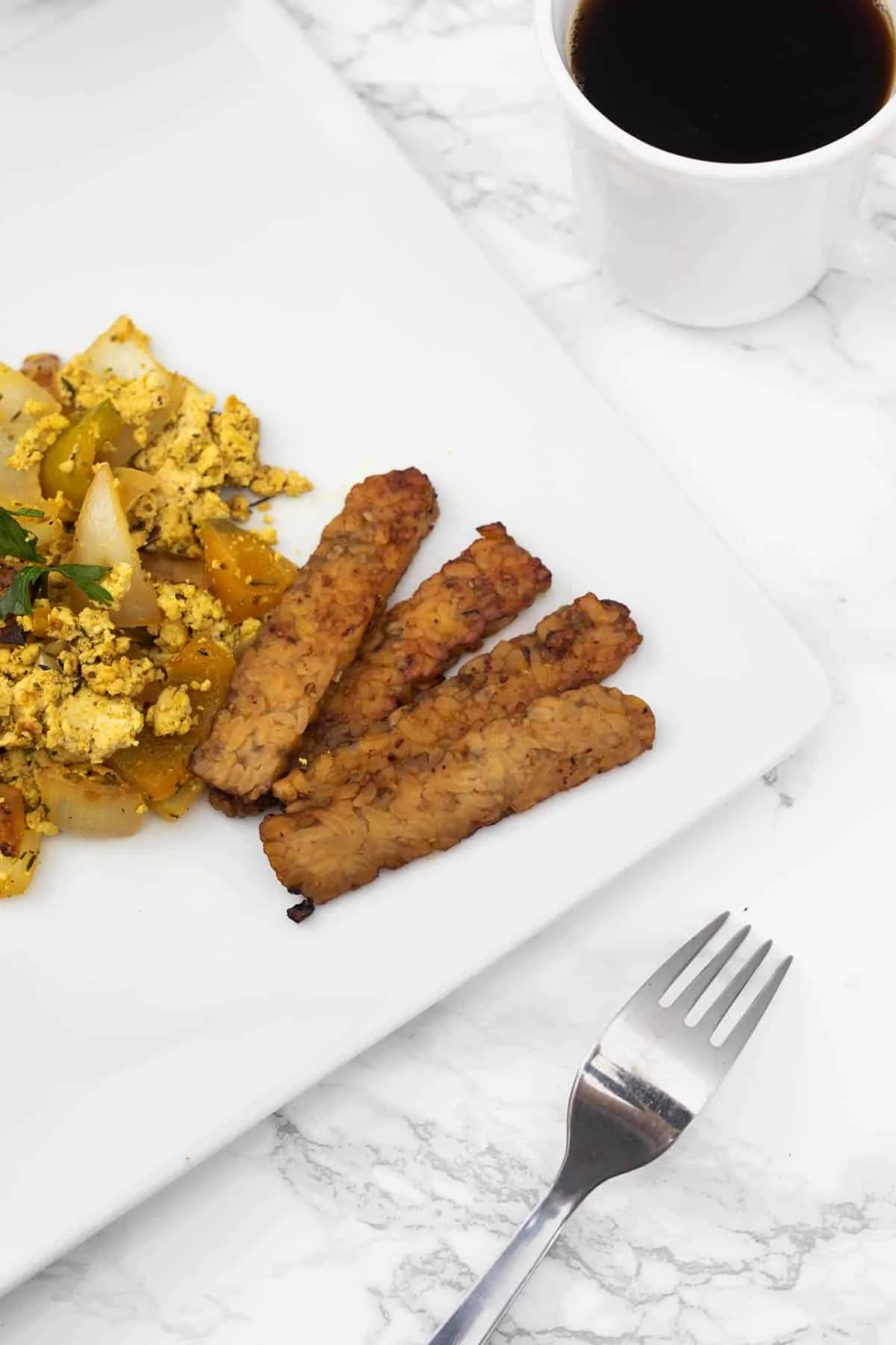 Smoky Maple Tempeh Bacon