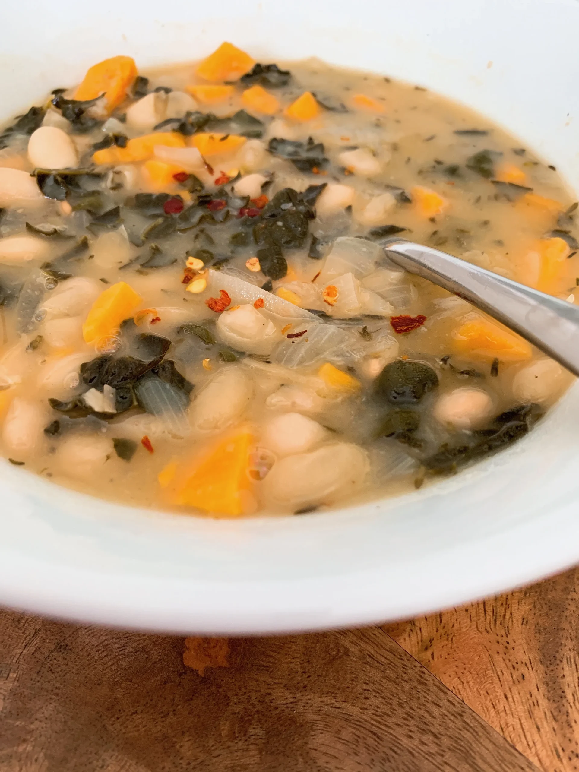 Smoky White Bean and Winter Vegetable Soup