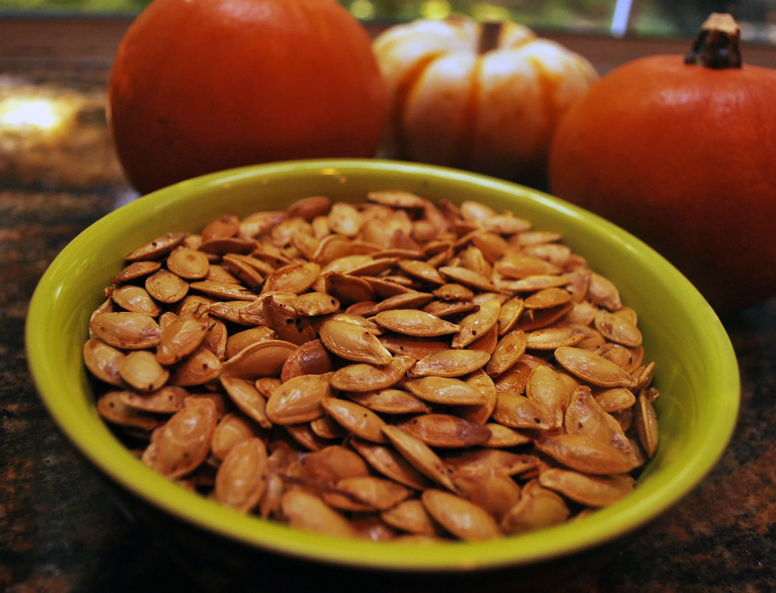 Snack Time Roasted Pumpkin Seeds