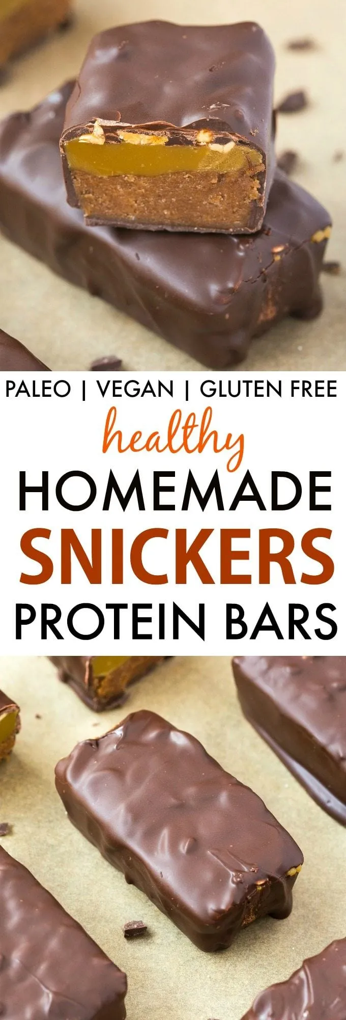 Snickers Protein Bars (Vegan, Gluten Free)
