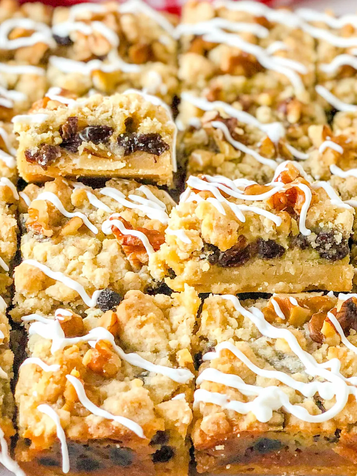 Sour Cream Raisin Meringue Bars