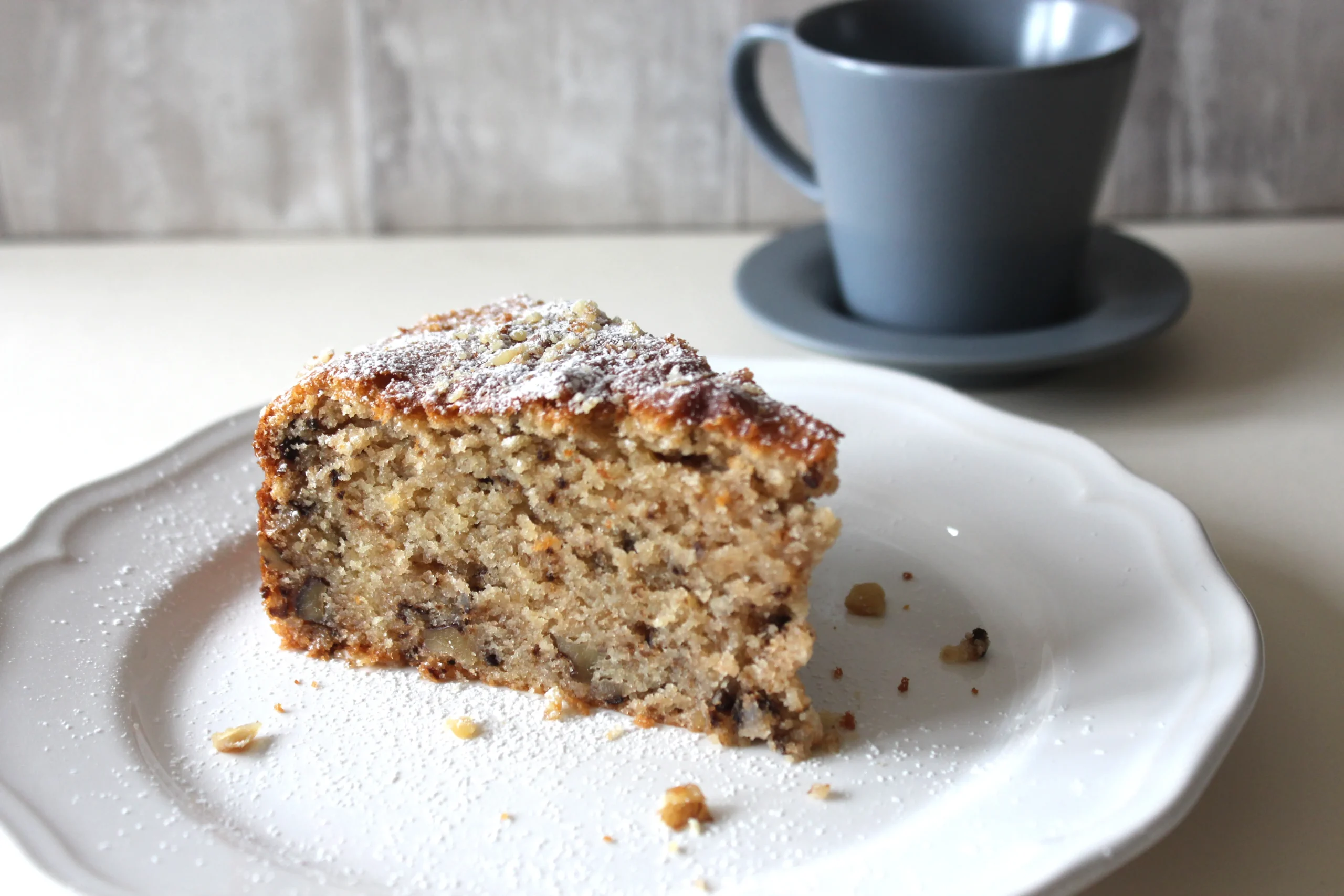 Sour Cream Walnut Cake