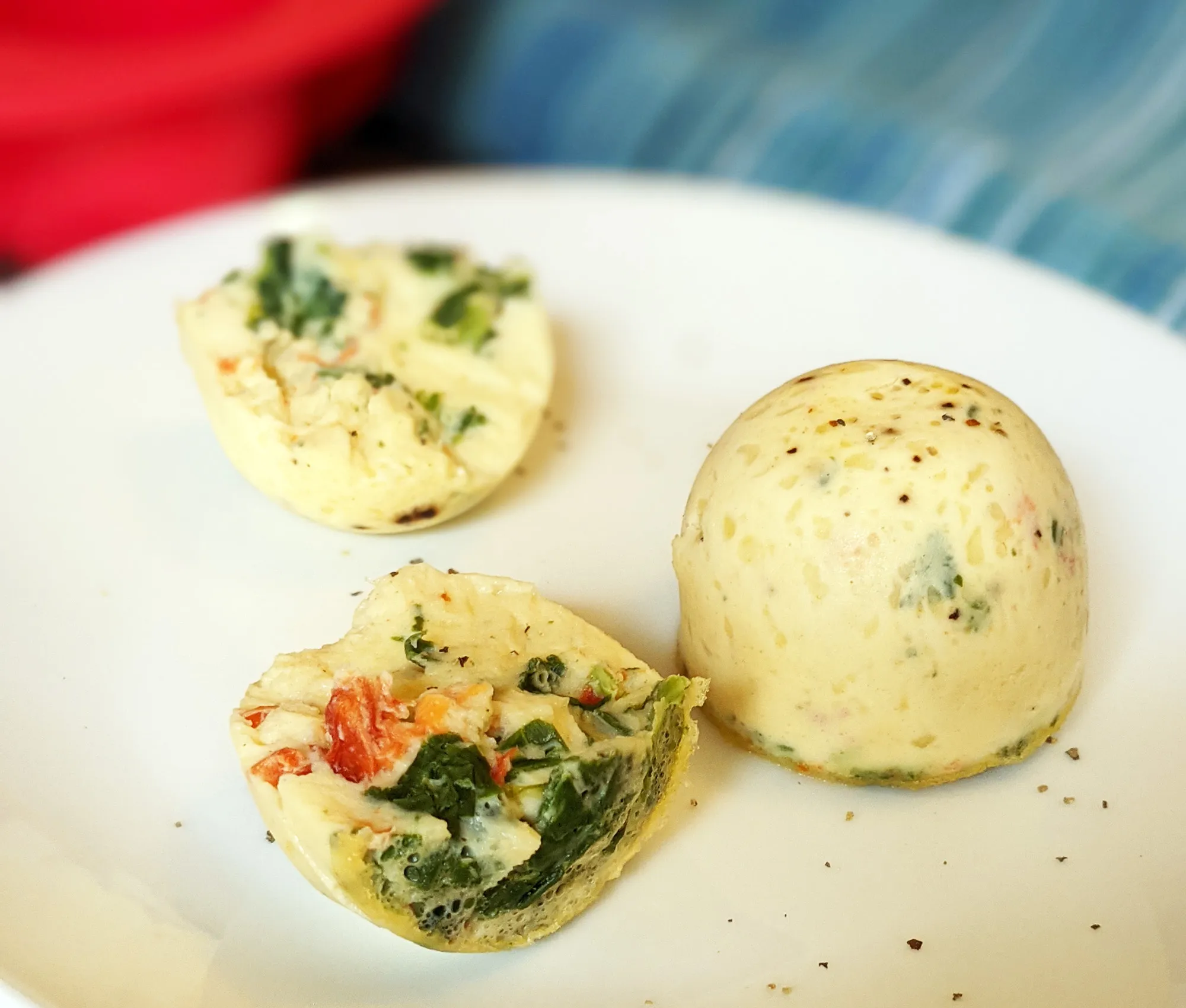 Sous Vide Egg Bites with Roasted Red Peppers
