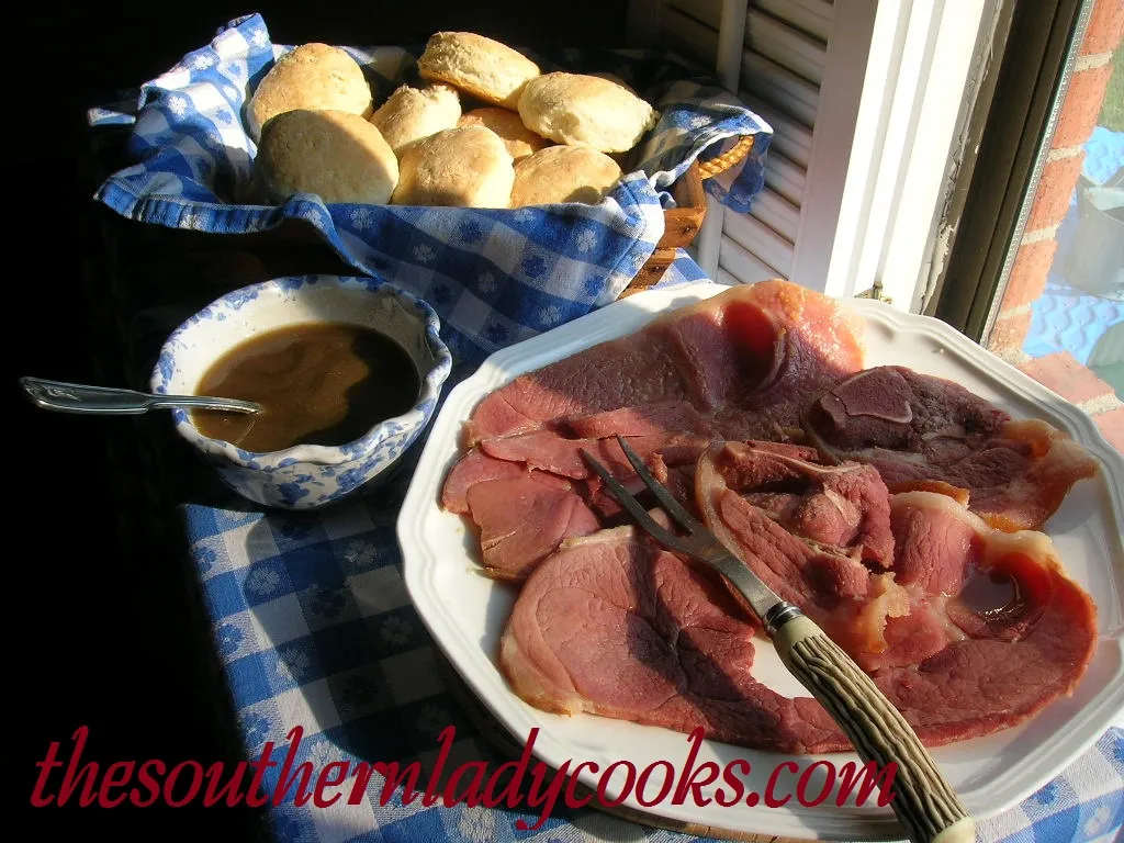 Southern Biscuits Country Ham and Red Eye Gravy