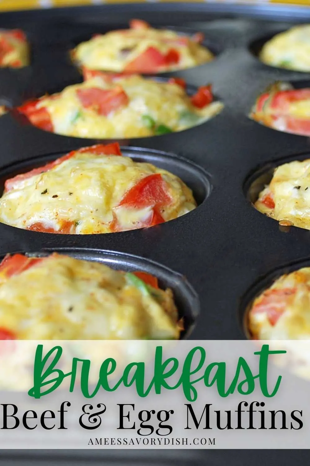 Southwest Beef Egg Muffins