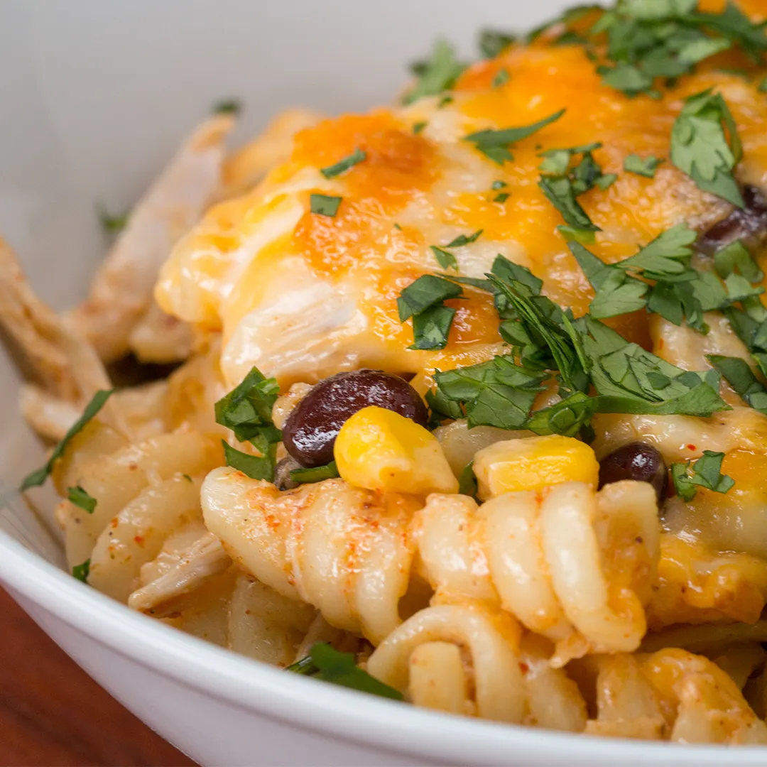 Southwest Creamy Pasta Bake