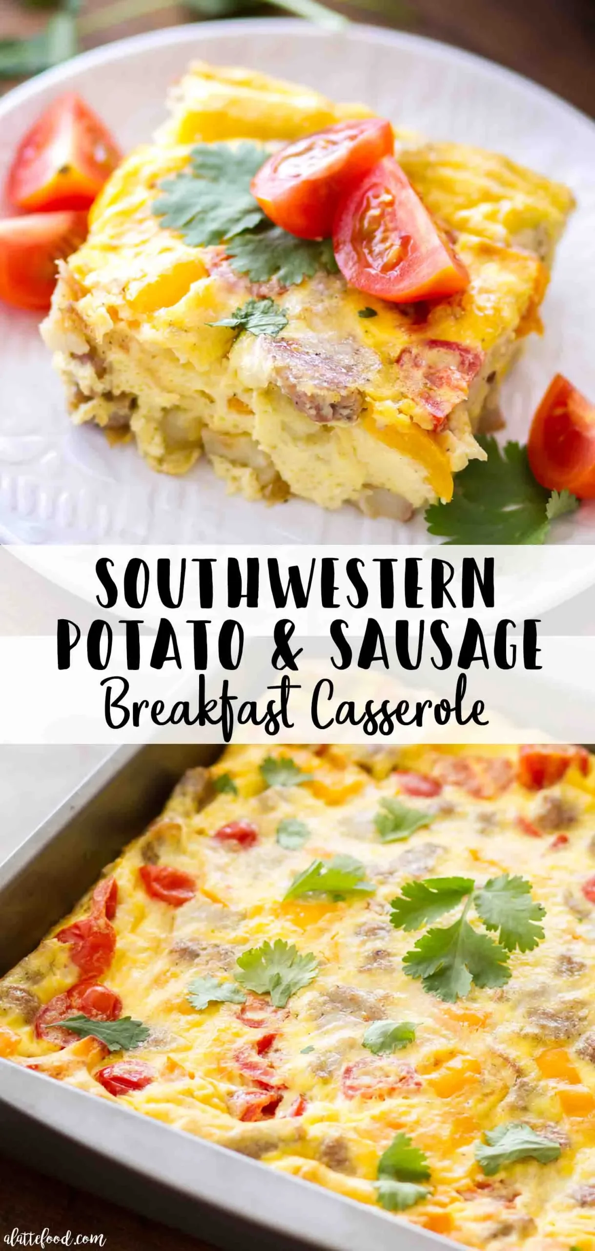 Southwestern Egg Potato Casserole
