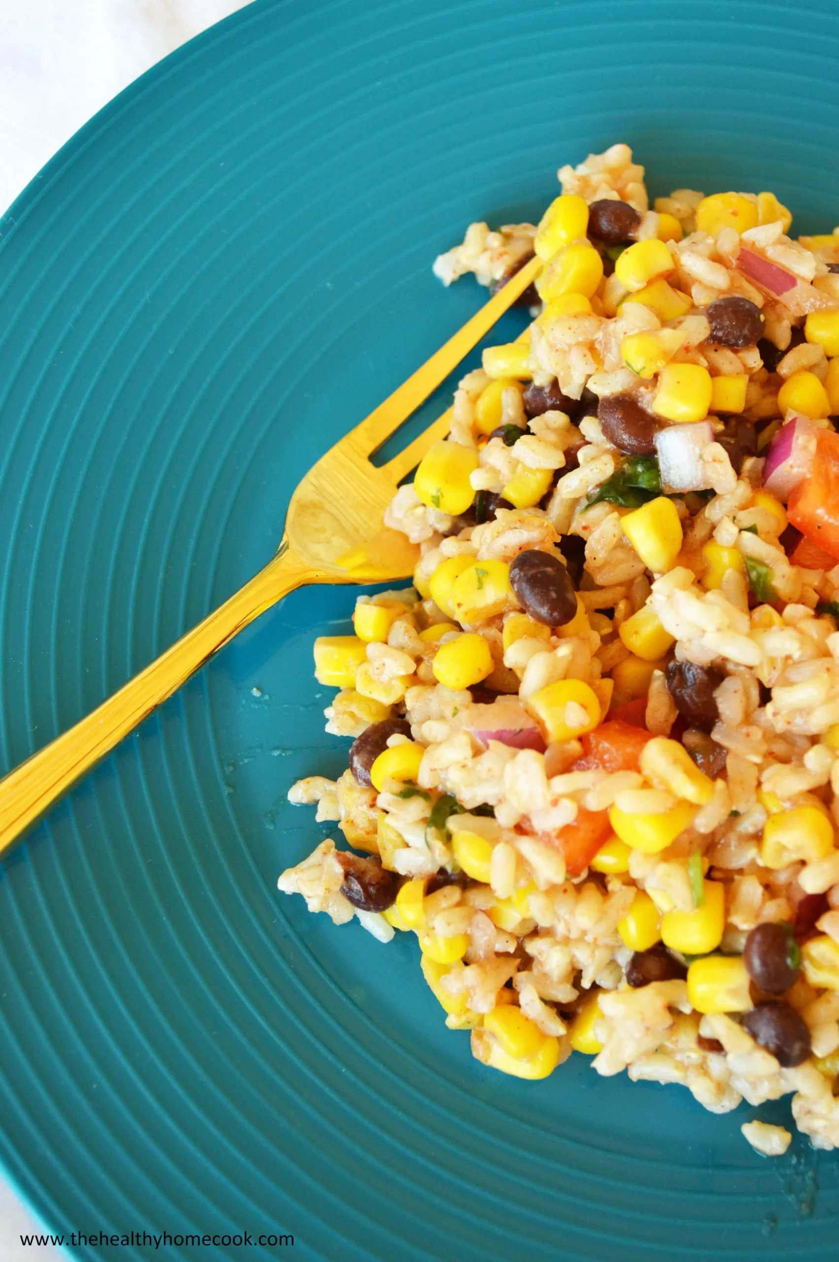 Southwestern Rice Salad (Vegan)