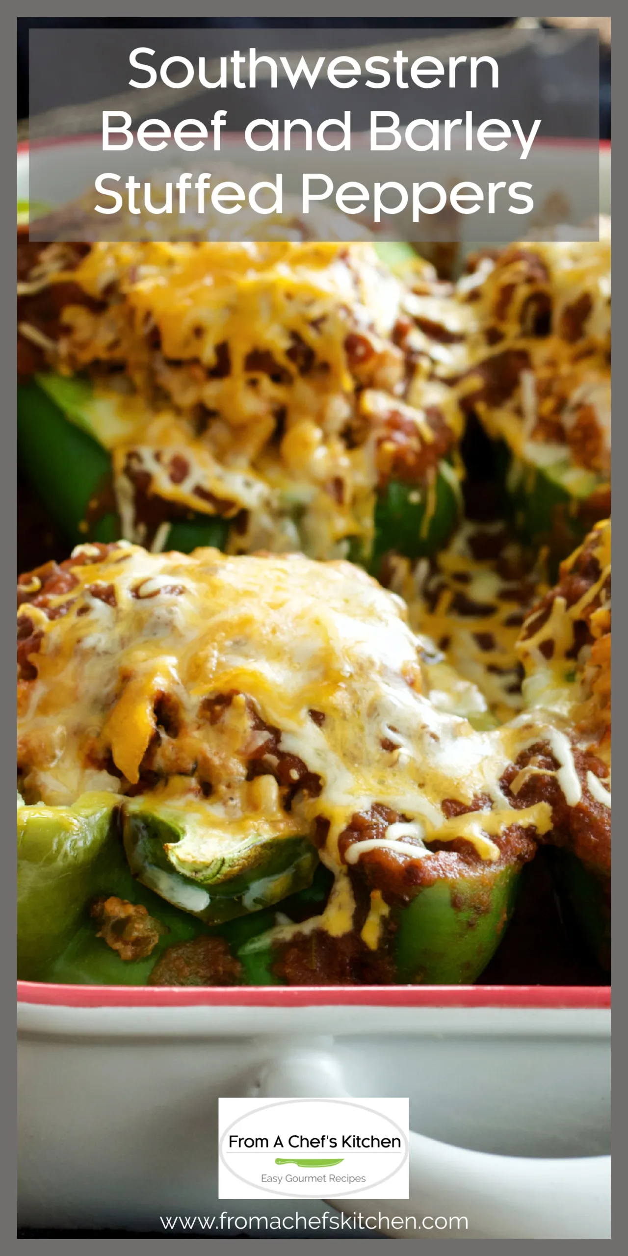 Southwestern Style Beef Stuffed Peppers