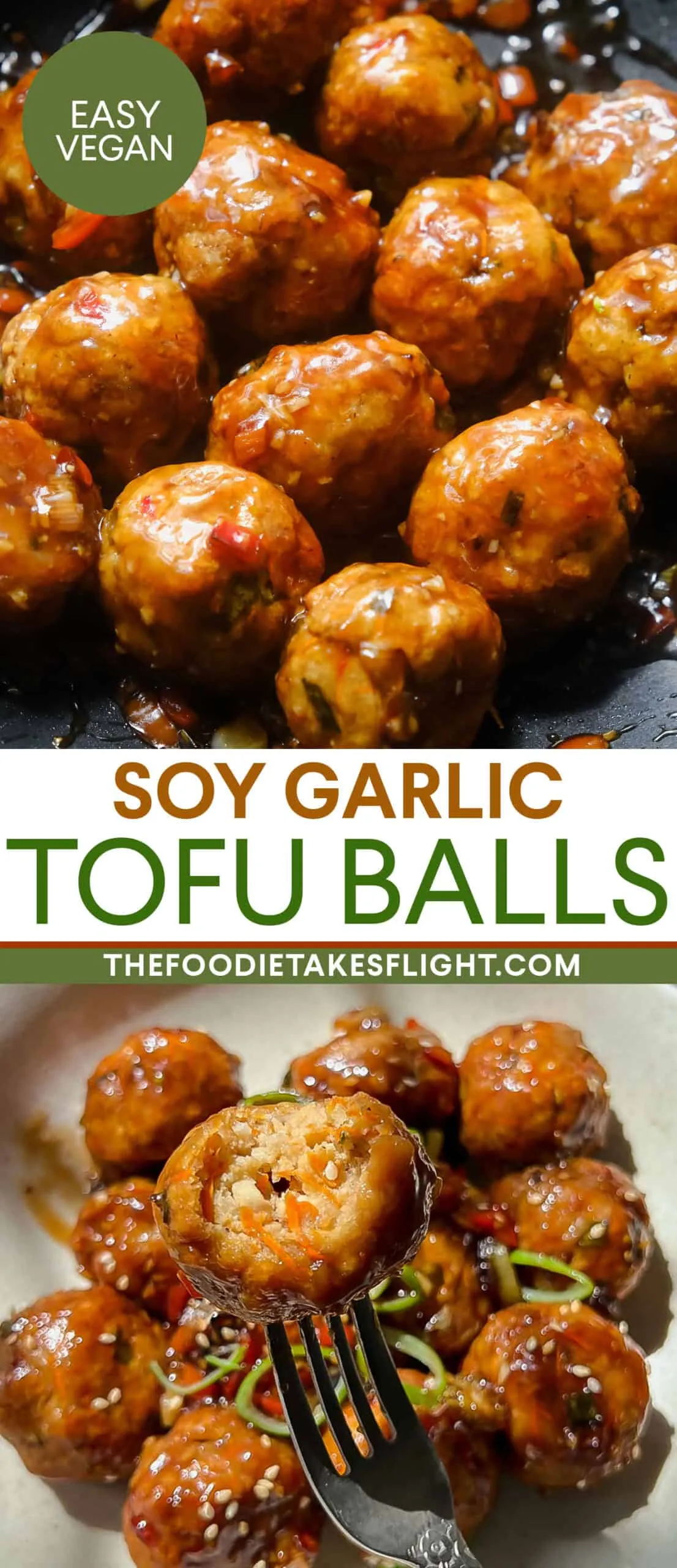 Soy Garlic Tofu Balls
