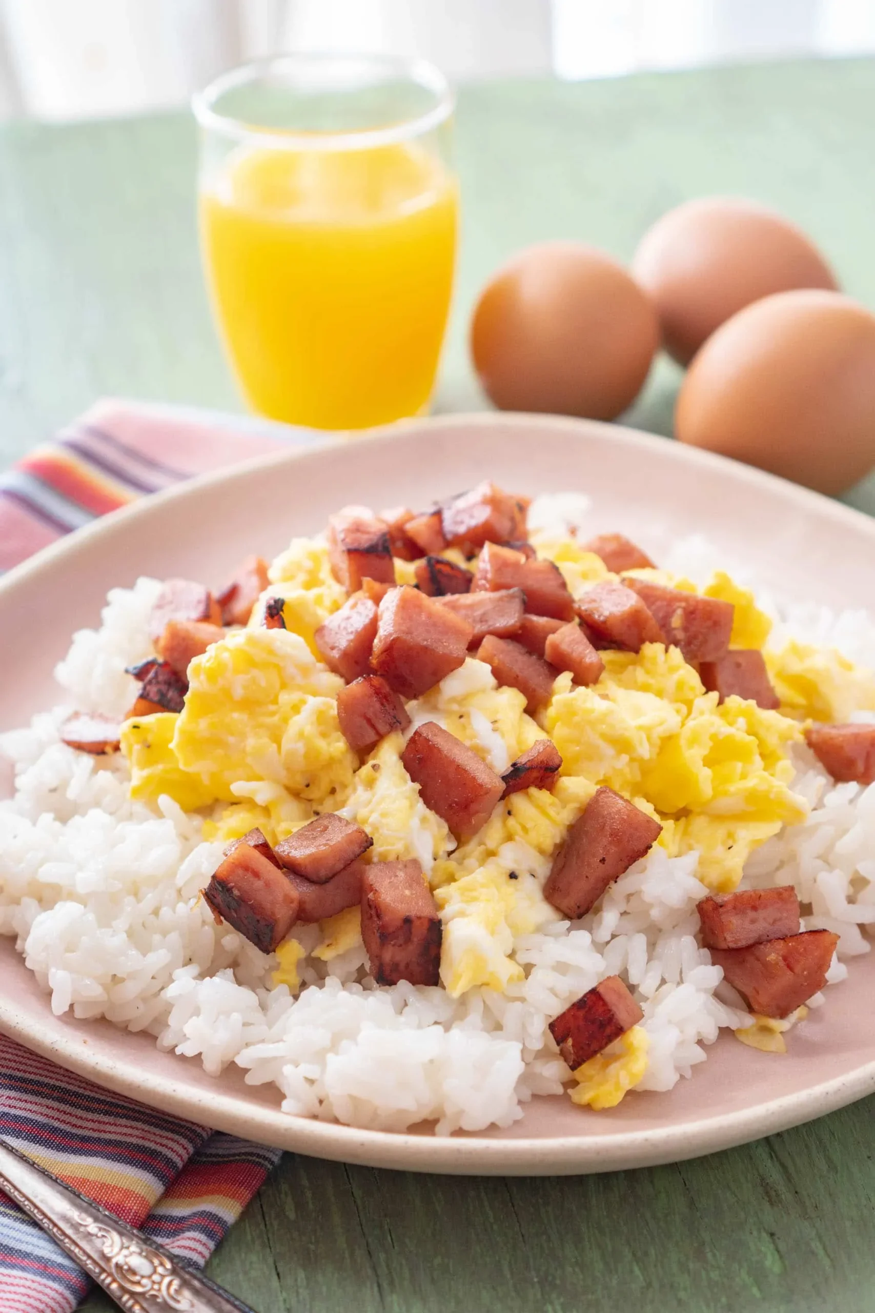 Spam Eggs and Rice