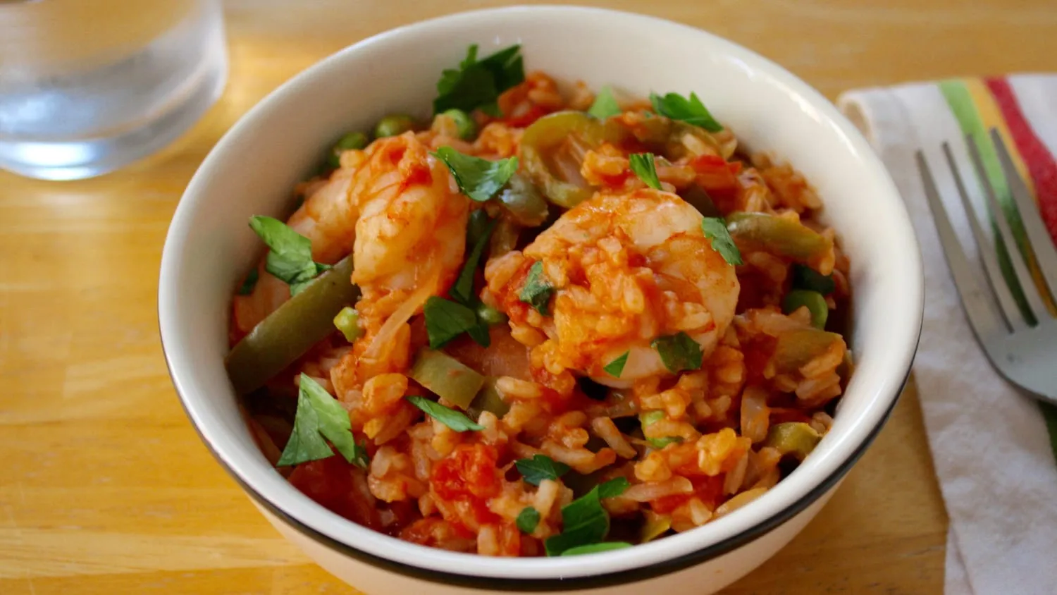 Spanish Style Rice with Seafood