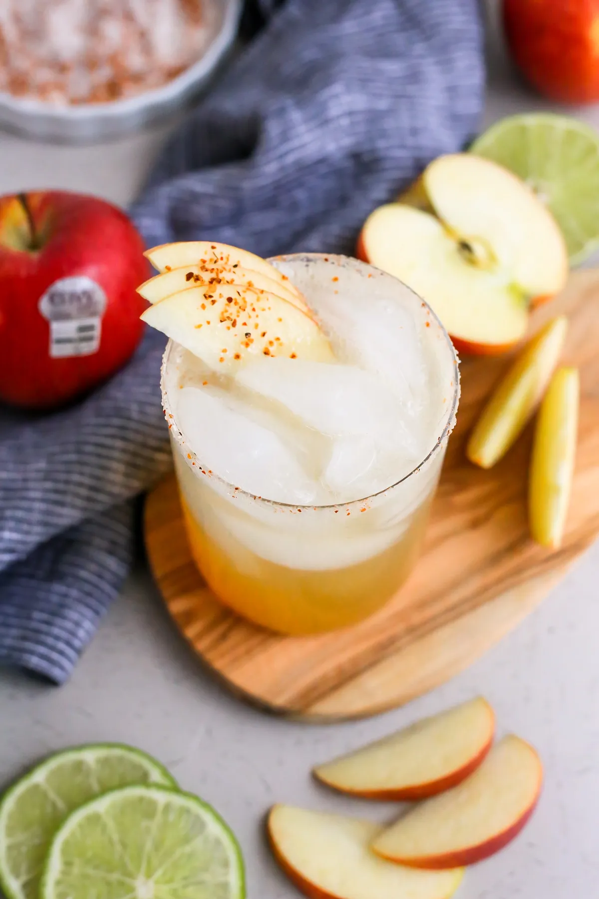 Sparkling Envy Apple Margarita Mocktail