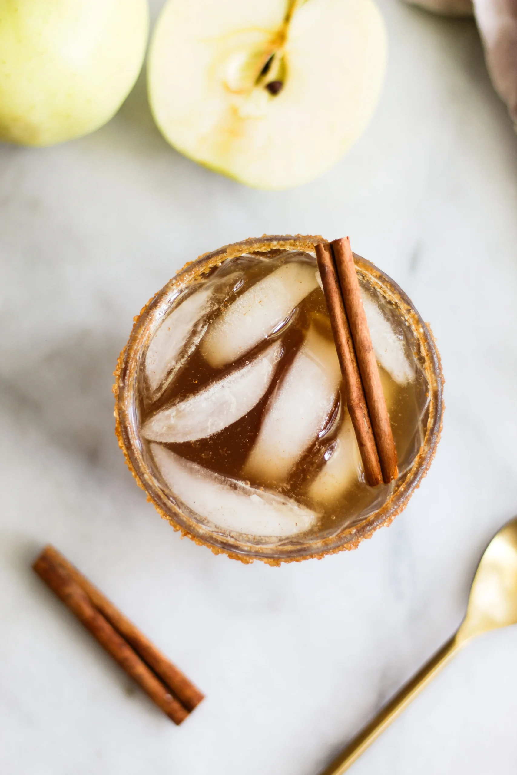 Spiced Apple Cider Spritzers