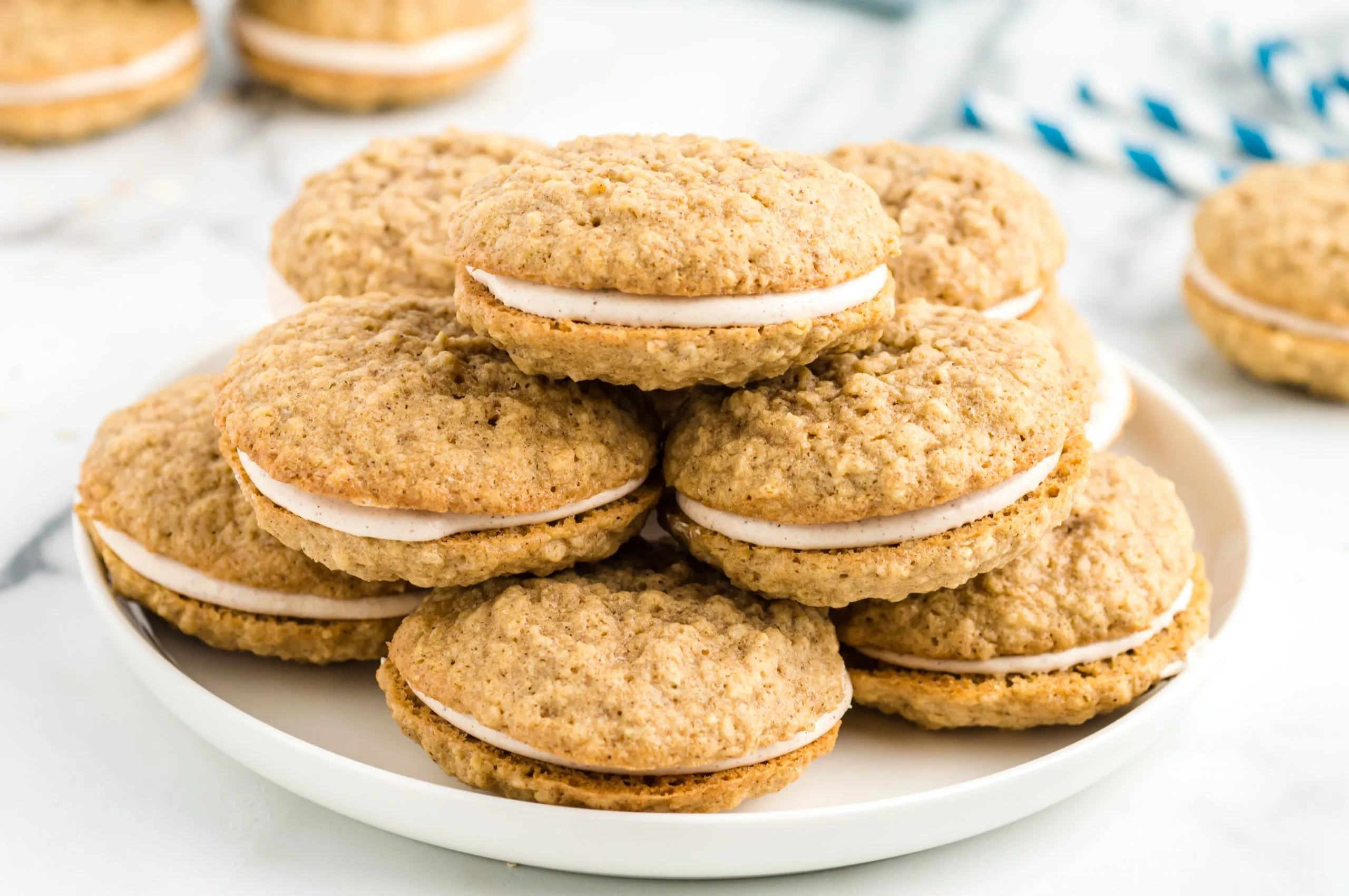 Spiced Oatmeal Cream Pies