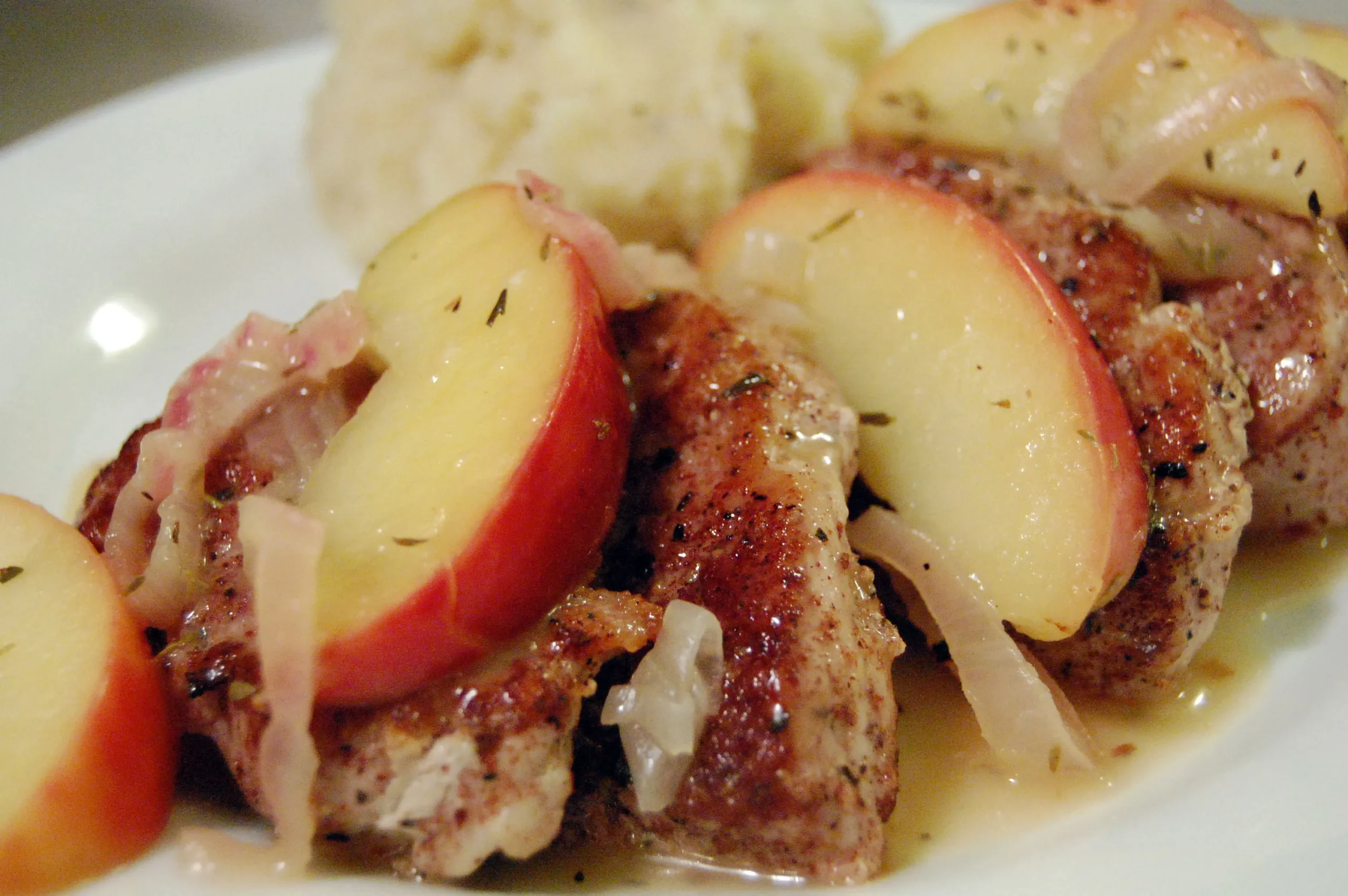 Spiced Pork and Apples