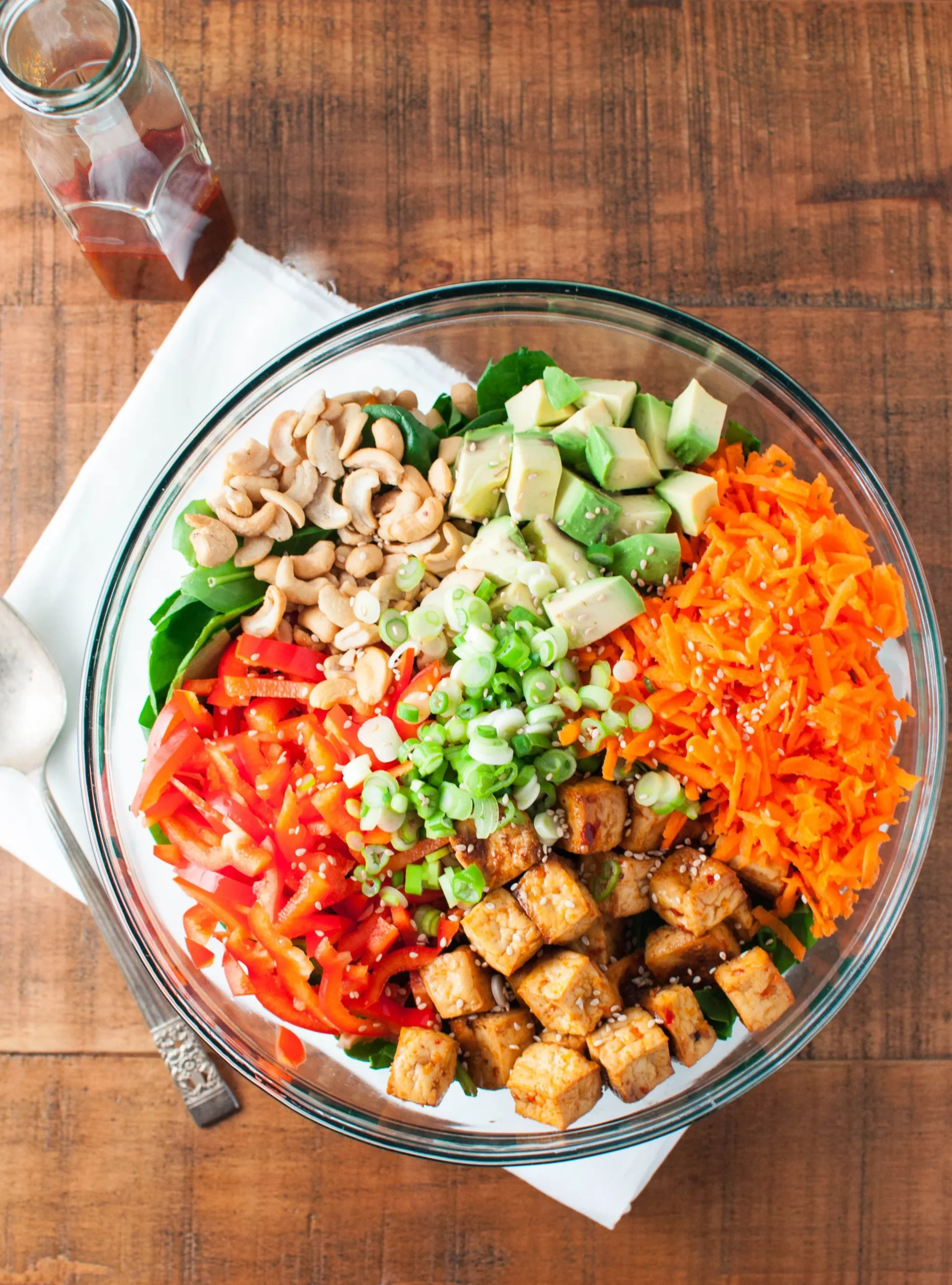 Spicy BBQ Tofu Salad