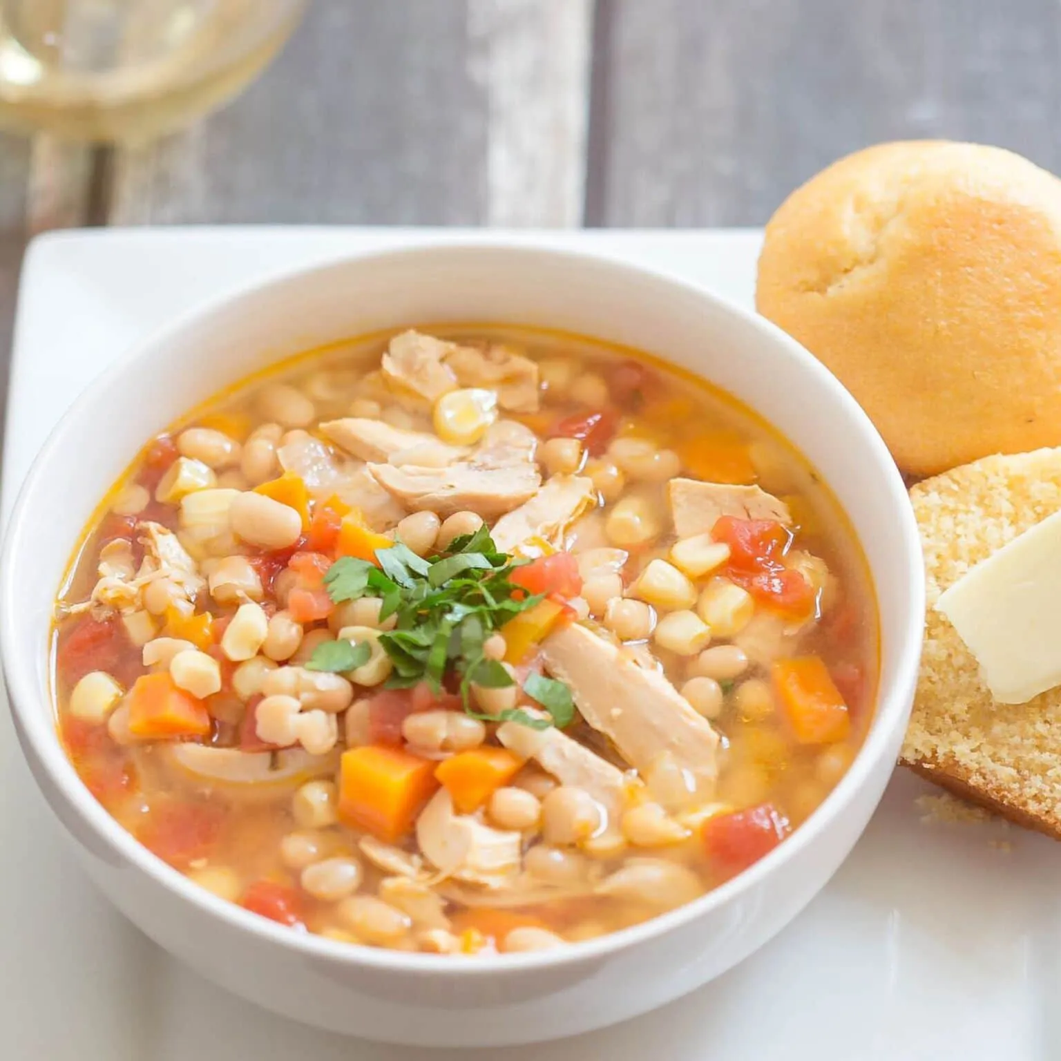 Spicy Chicken Rice Soup