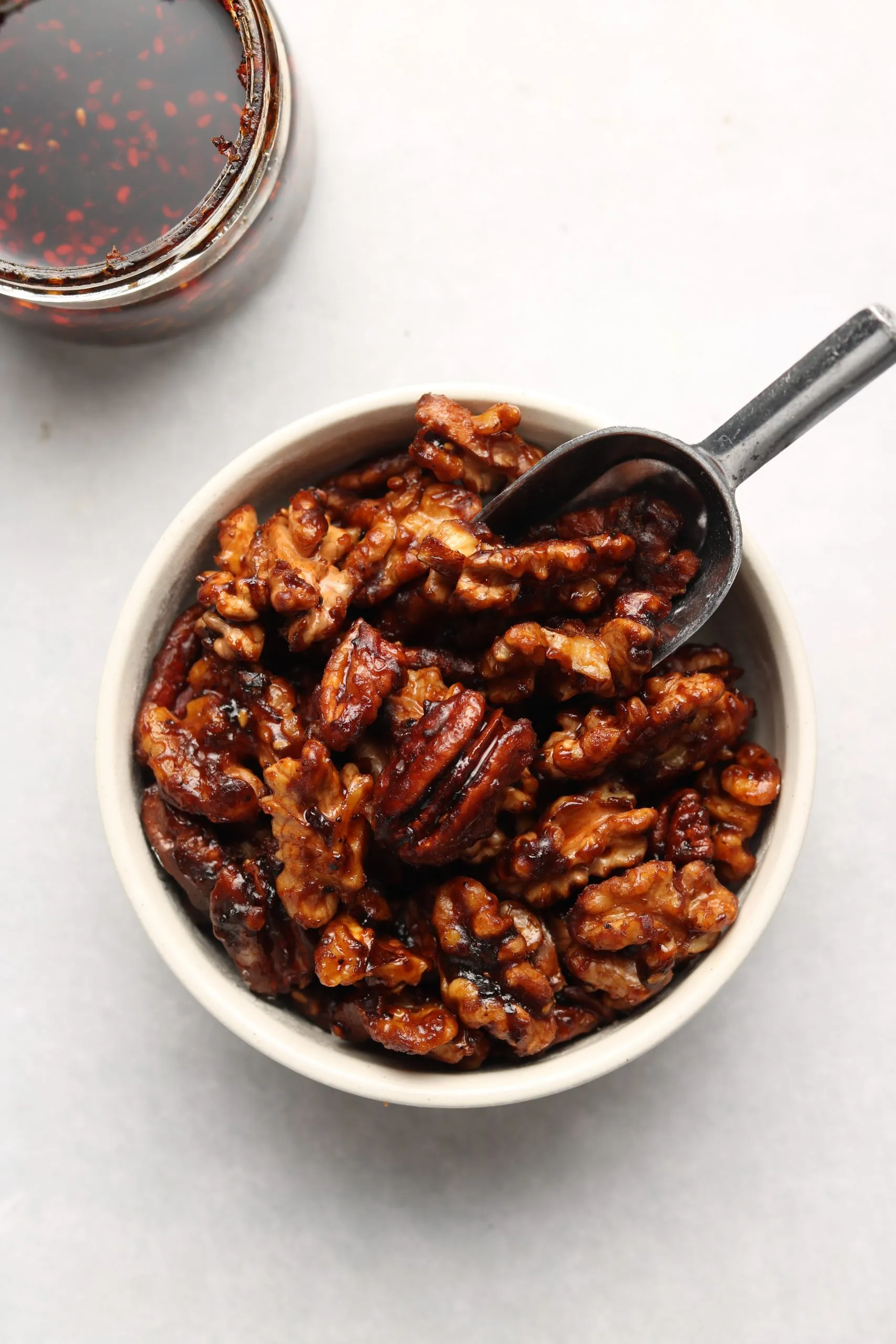 Spicy Chili Oil Candied Nuts