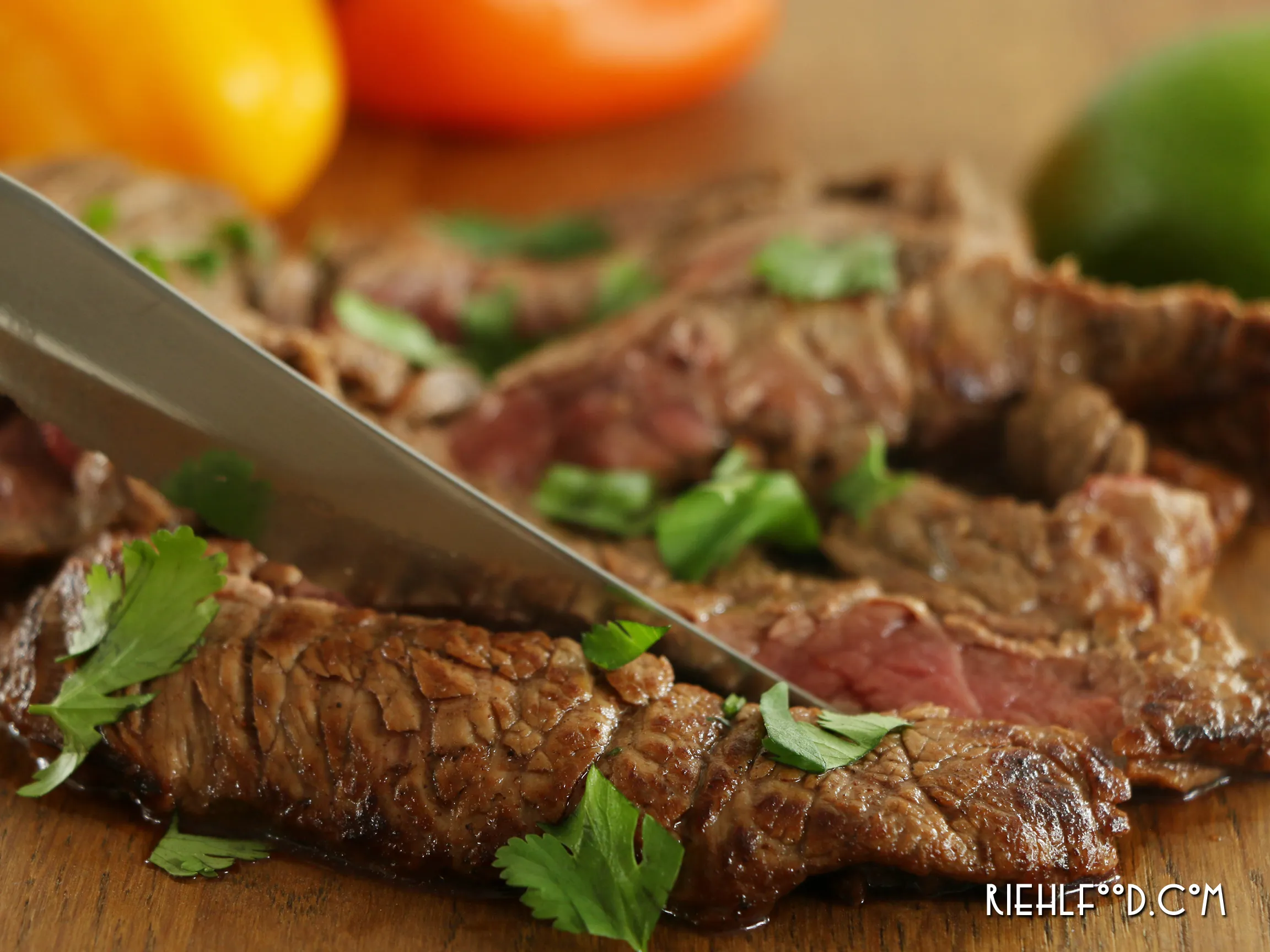 Spicy Citrus Marinated Skirt Steak
