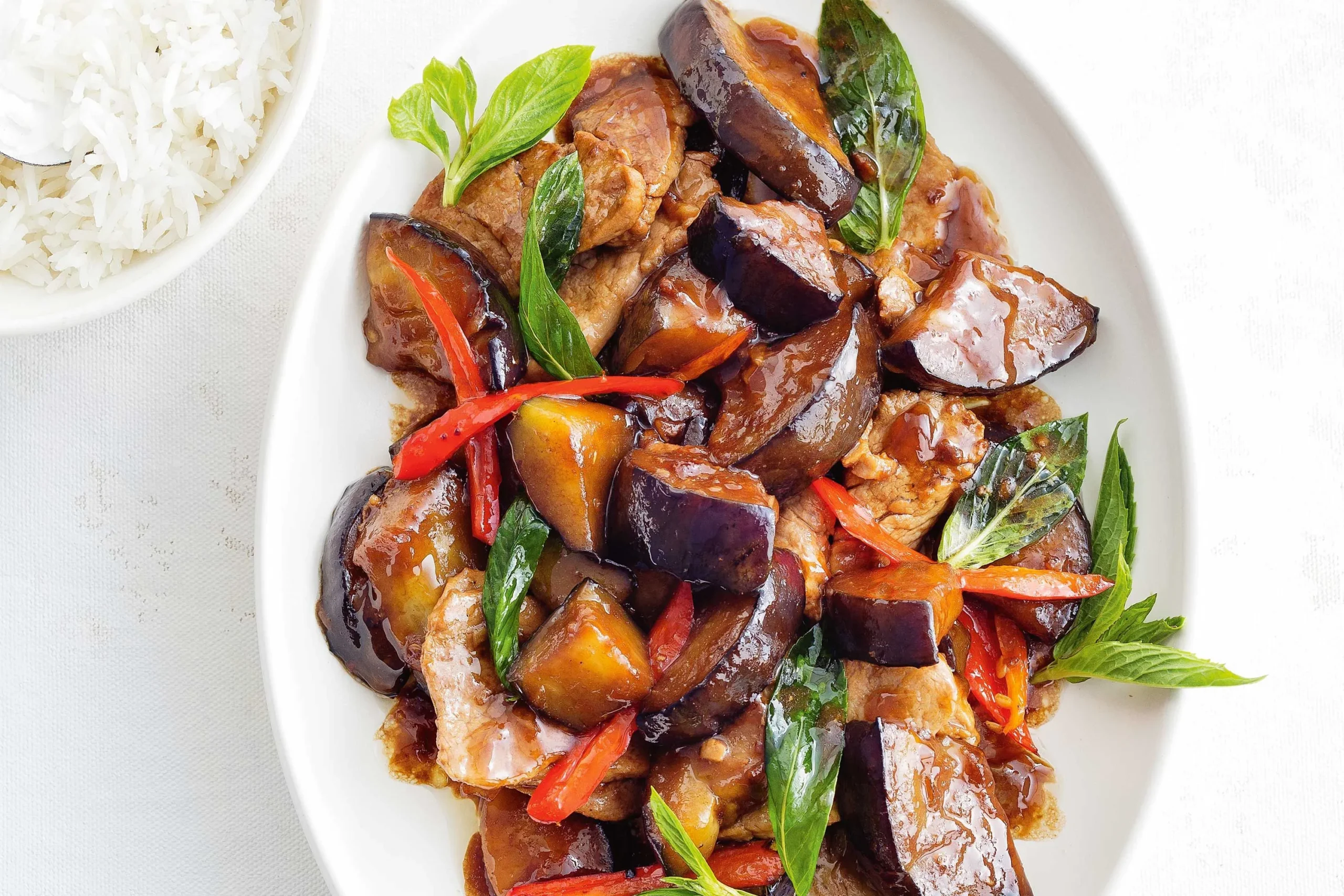 Spicy Eggplant Stir Fry