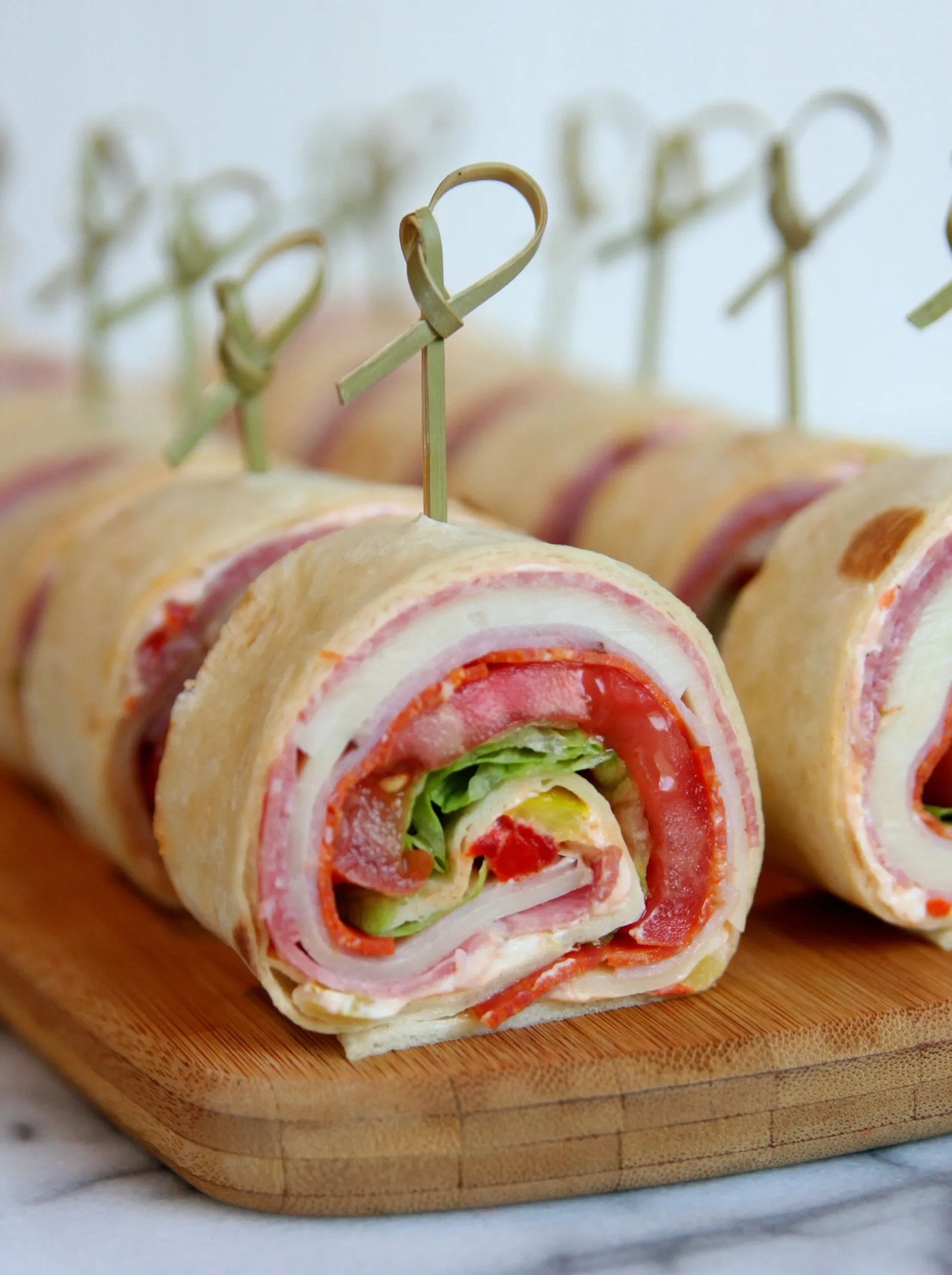 Spicy Italian Breakfast Roll Ups