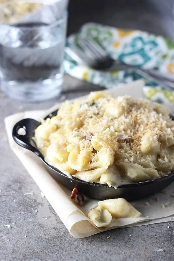 Spicy Mac Cheese Chorizo Roasted Poblano Peppers