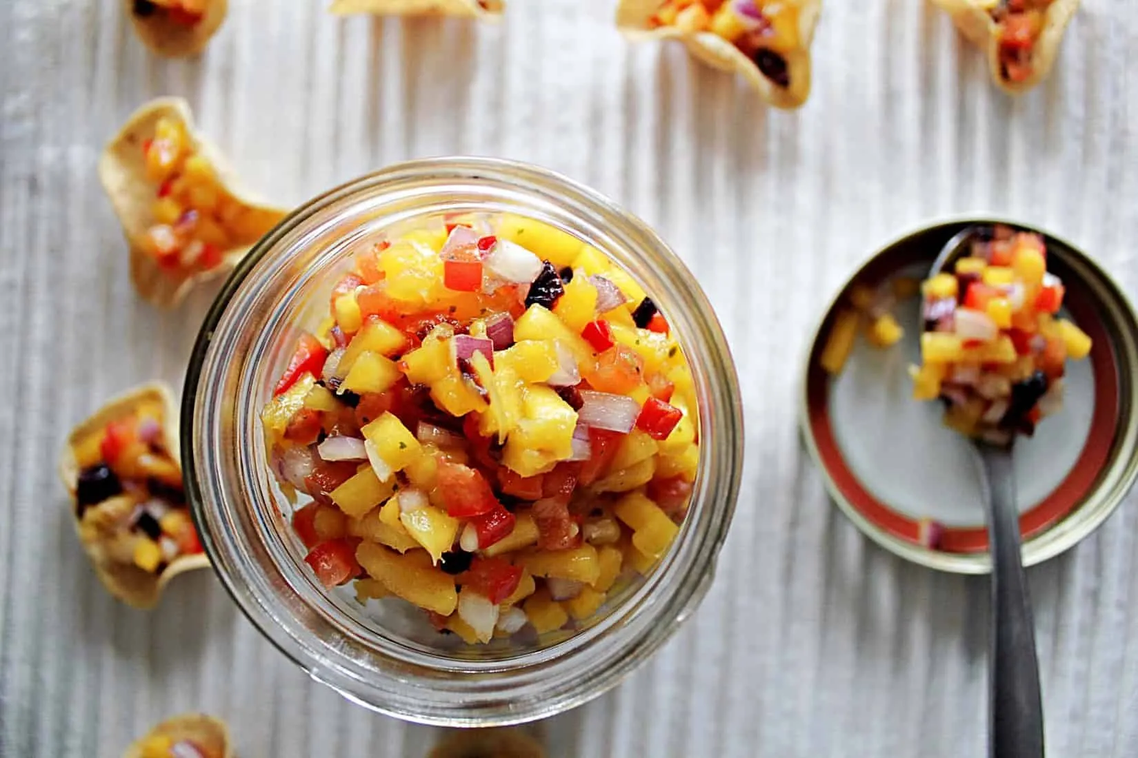 Spicy Mango Cranberry Salsa