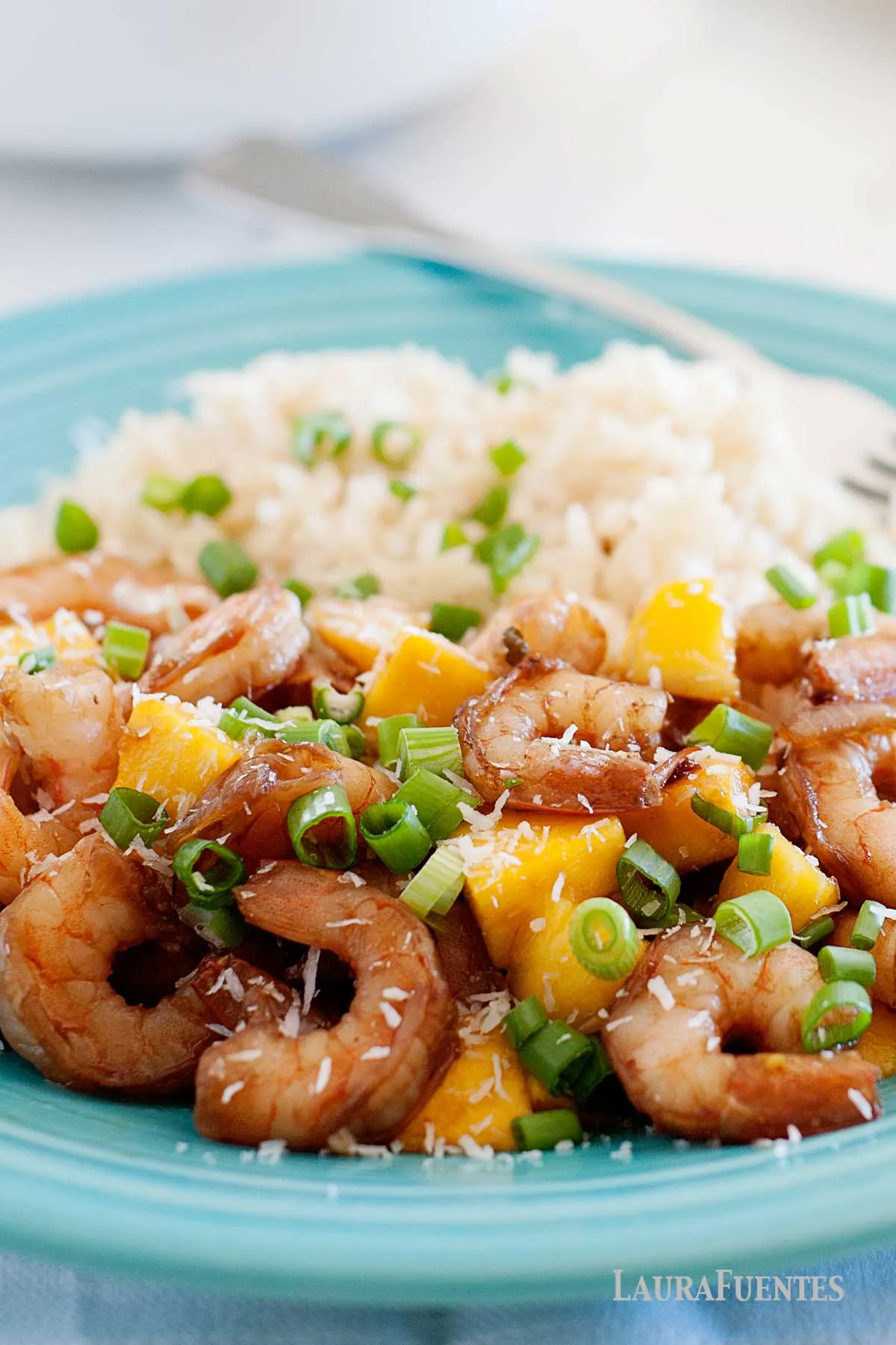 Spicy Mango Orange Grilled Shrimp