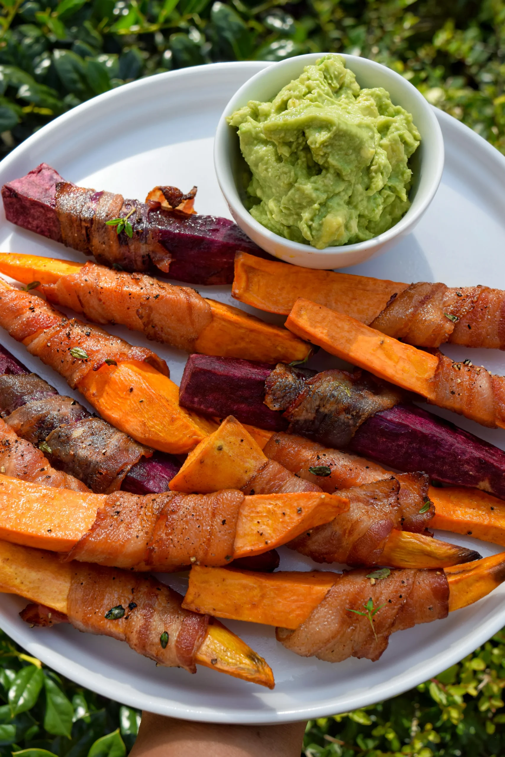 Spicy Maple Sweet Potato Wedges