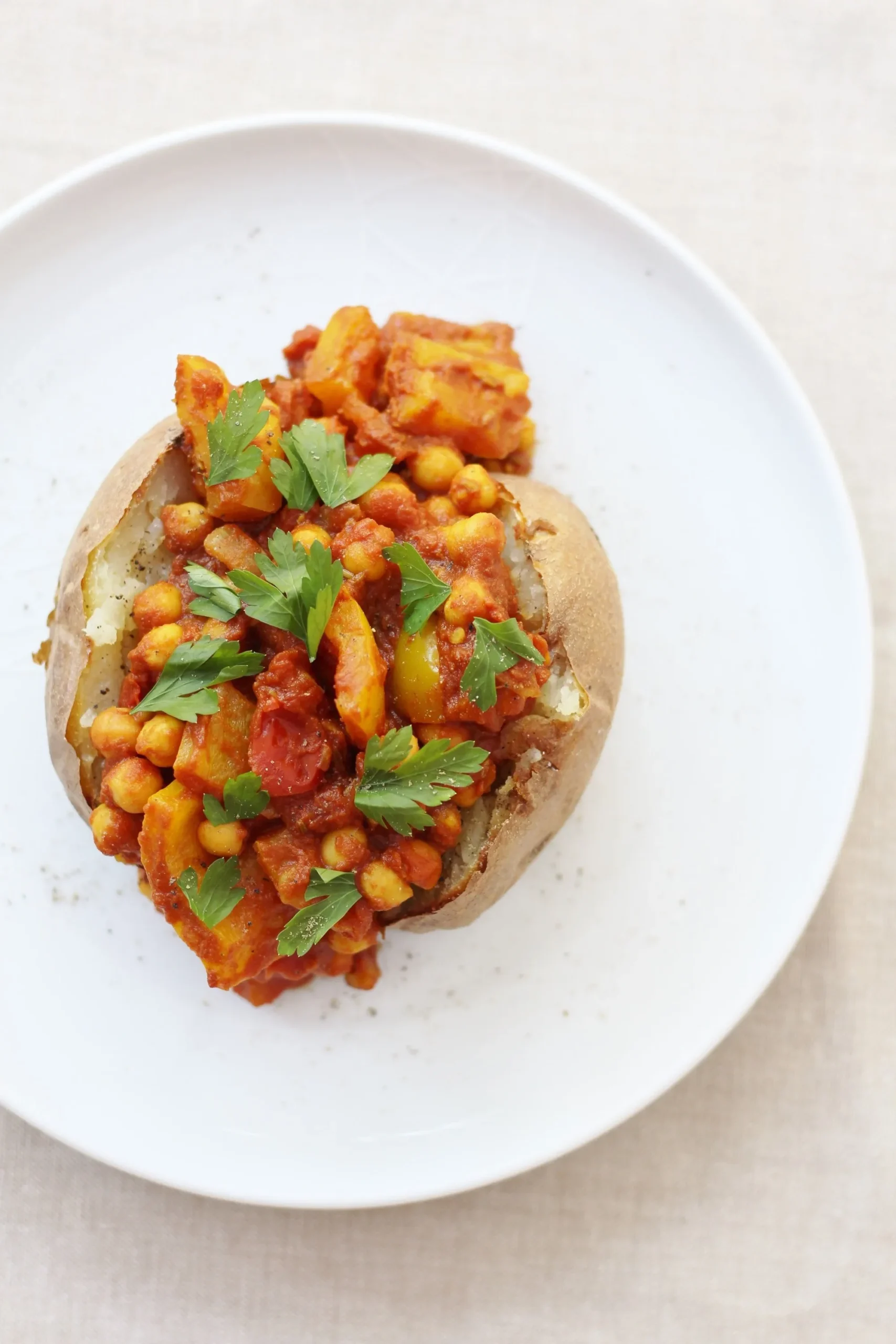 Spicy Potato Chickpea Stew