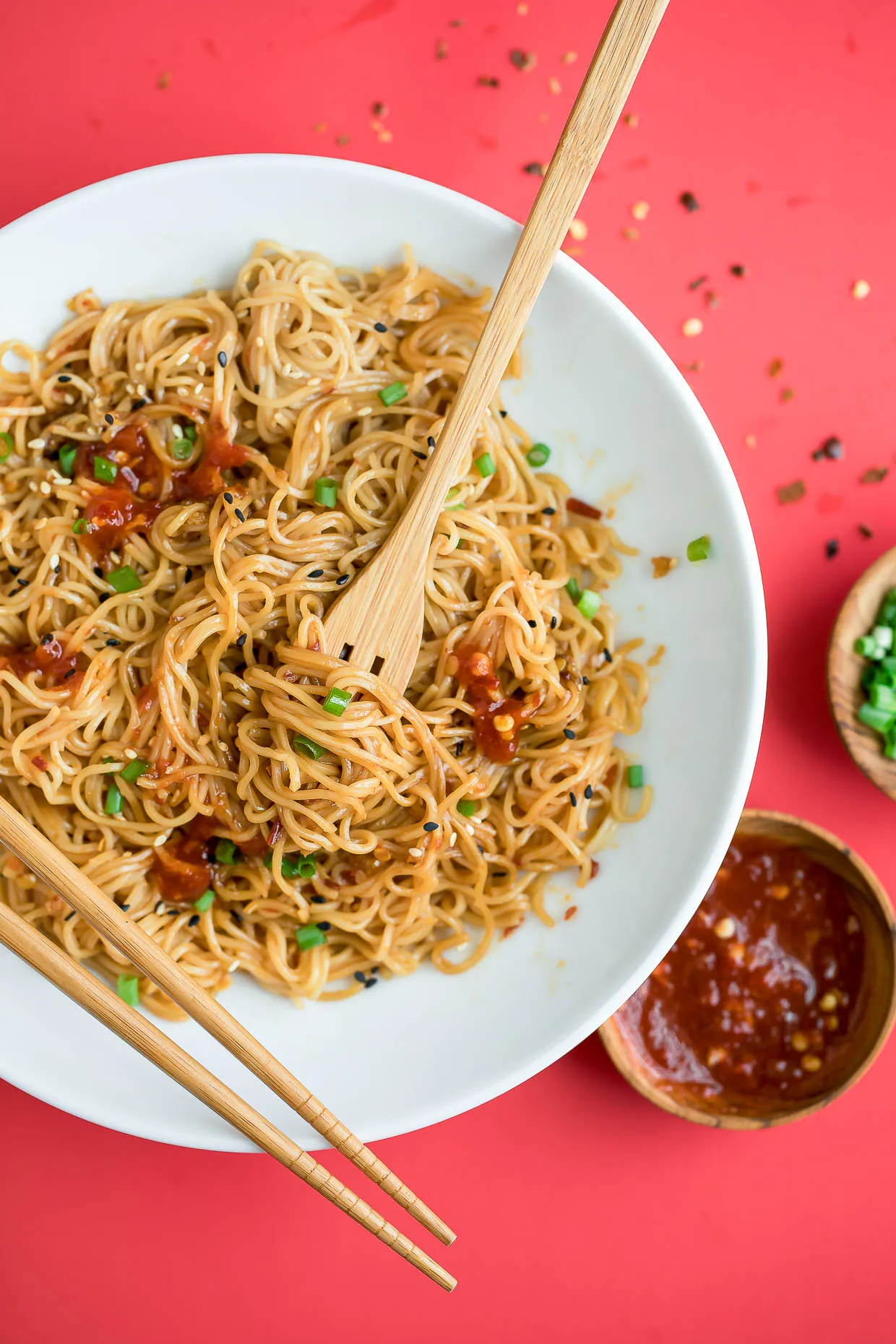 Spicy Sesame Ramen Noodles