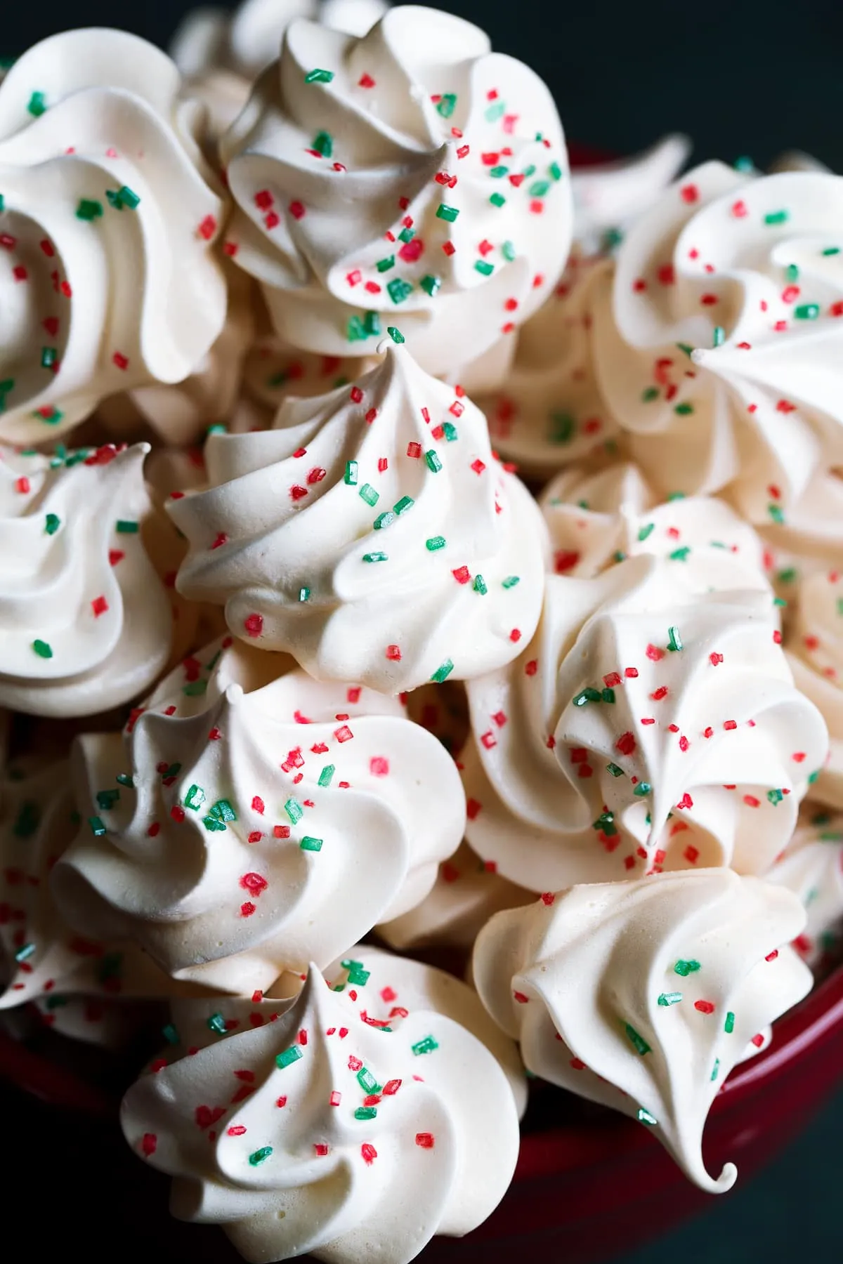 Spicy Sugared Meringue Cookies