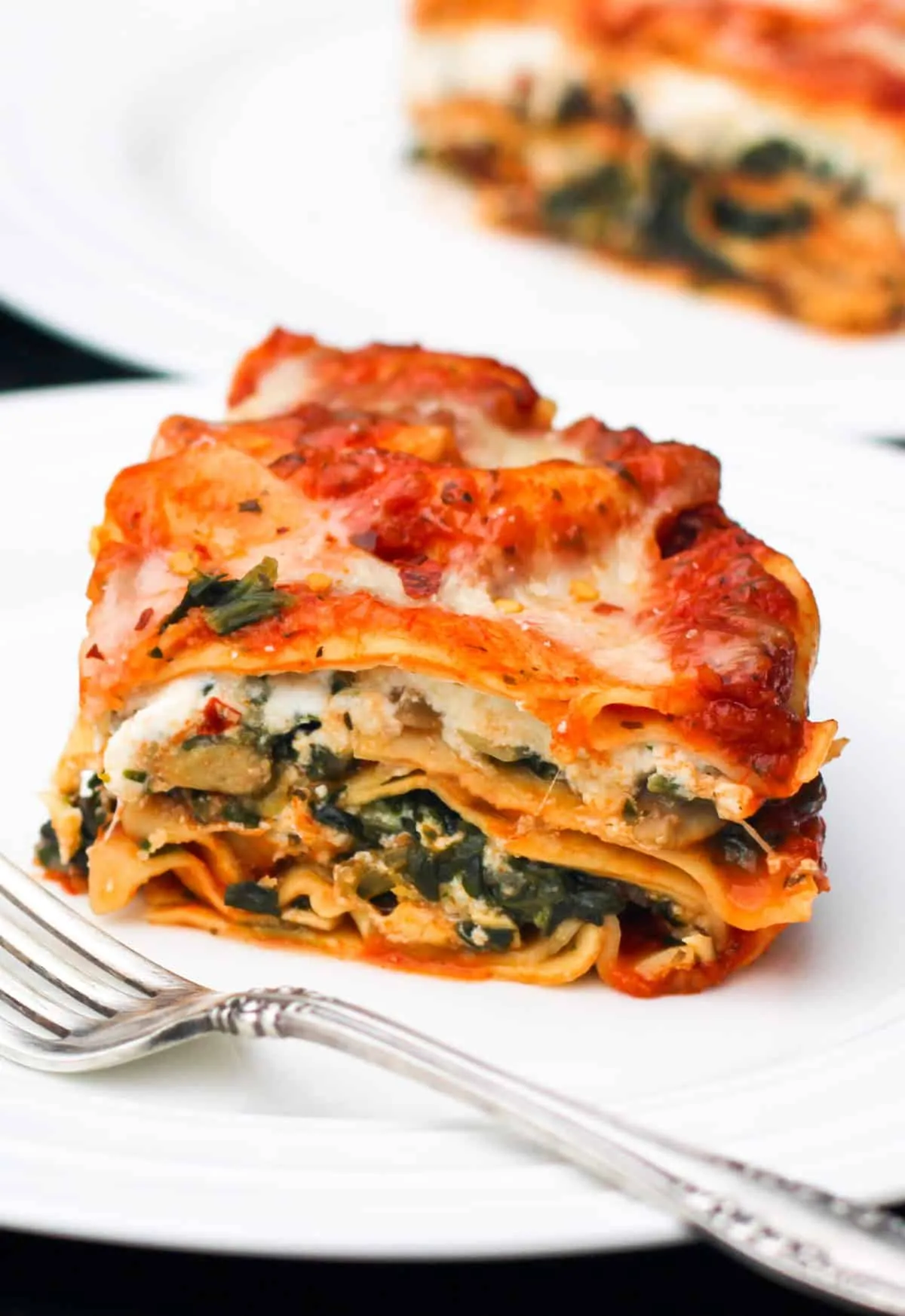 Spinach Mushroom Lasagna Instant Pot