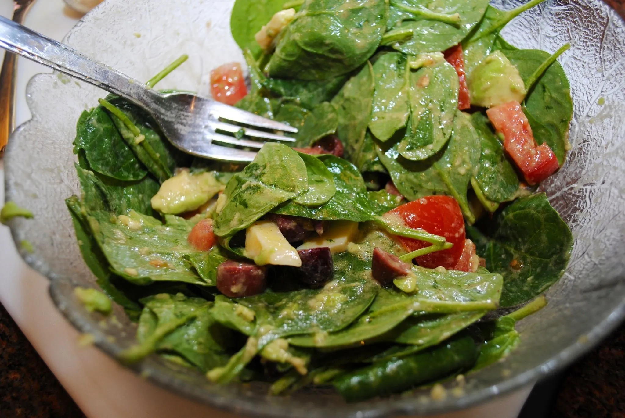 Spinach Salad Lemon Dijon Dressing
