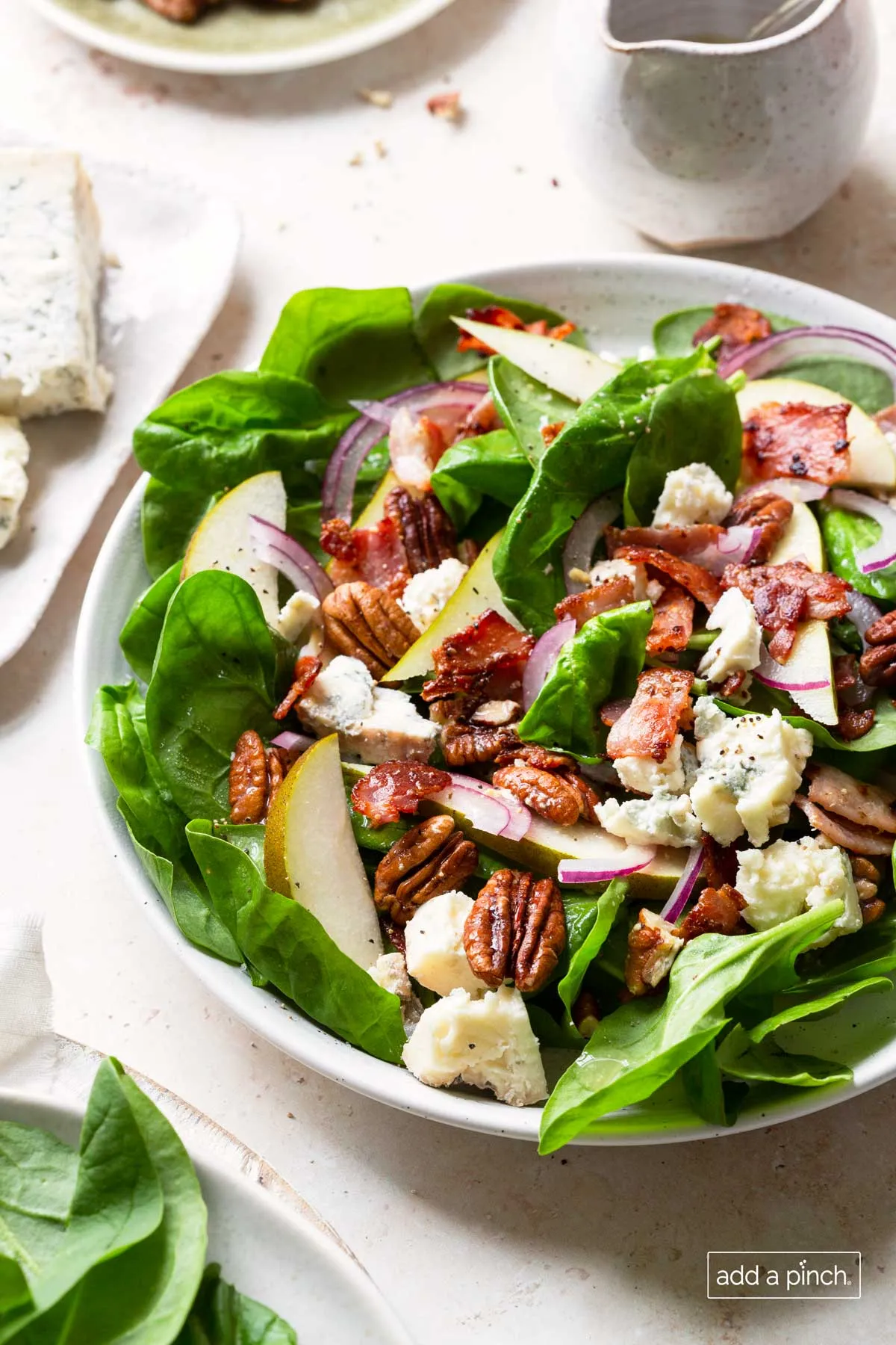 Spinach Salad with Pears and Bacon