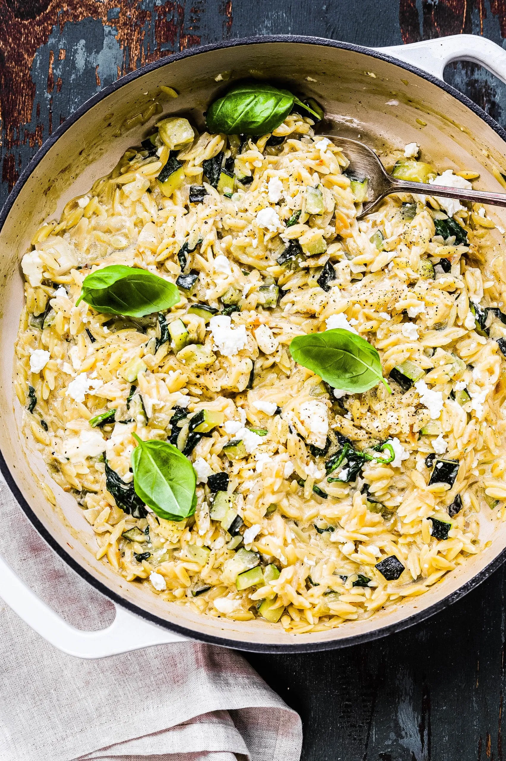 Spinach and Orzo Pie