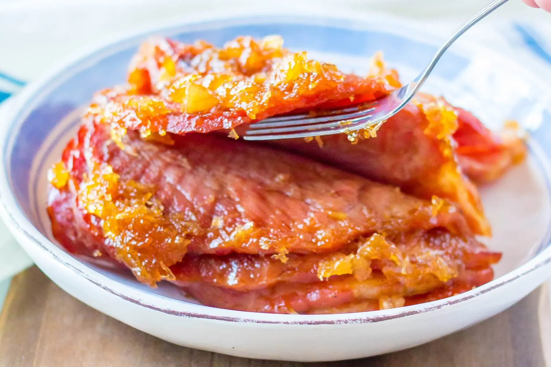 Spiral Sliced Ham with Pineapple Cola Glaze