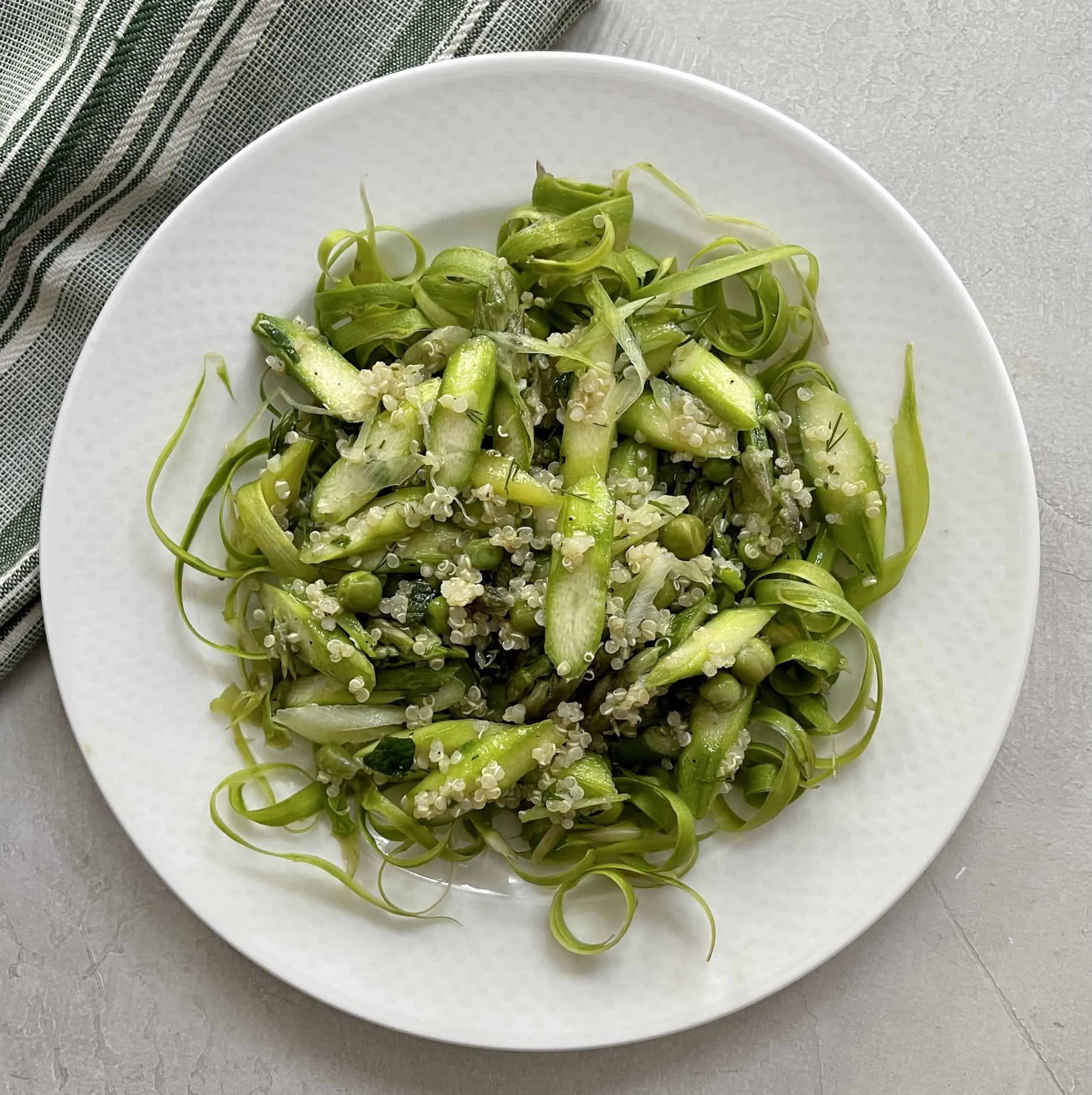 Spring Pea and Asparagus Salad with Ricotta