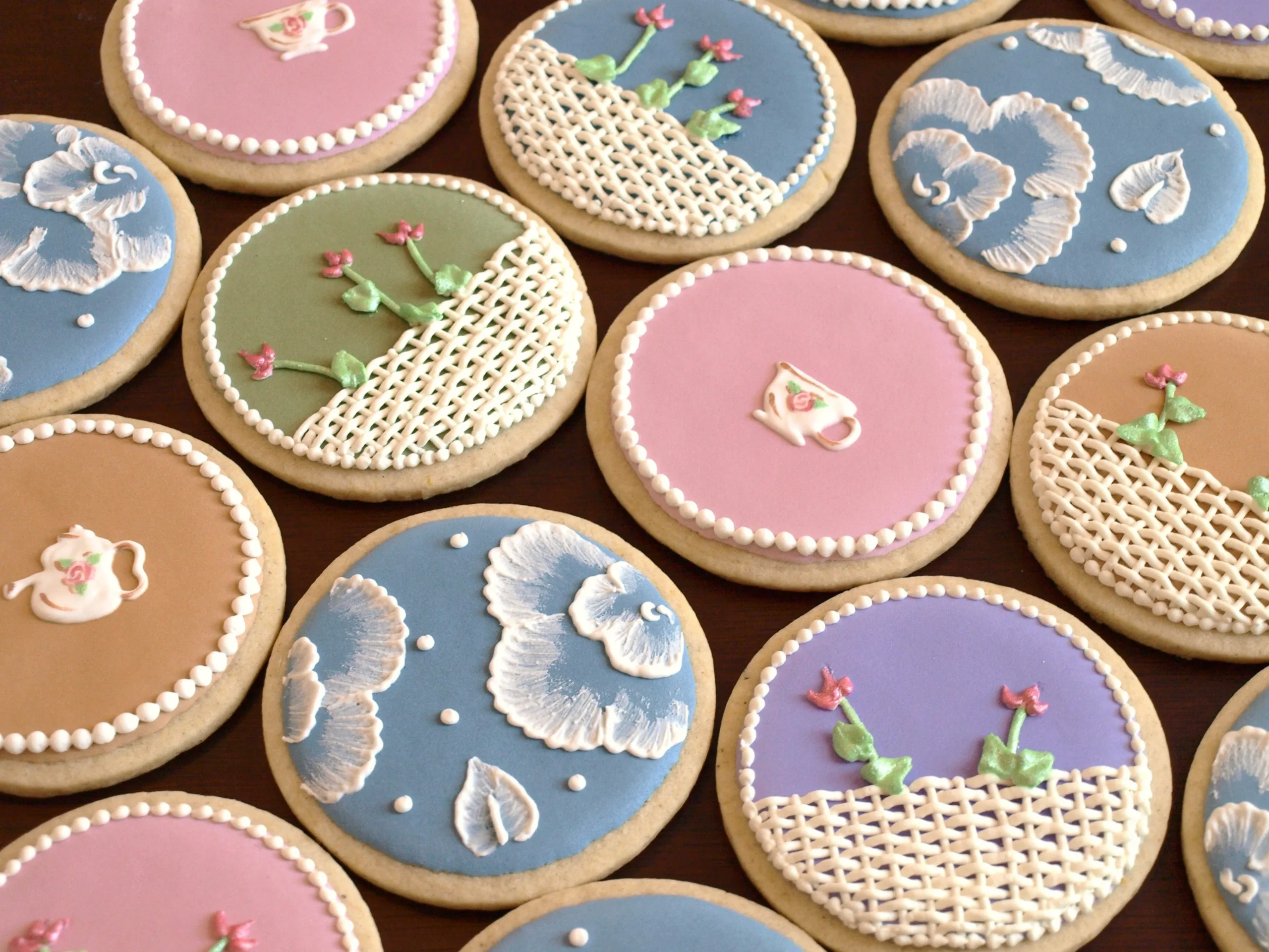Spring Tea Party Cookies