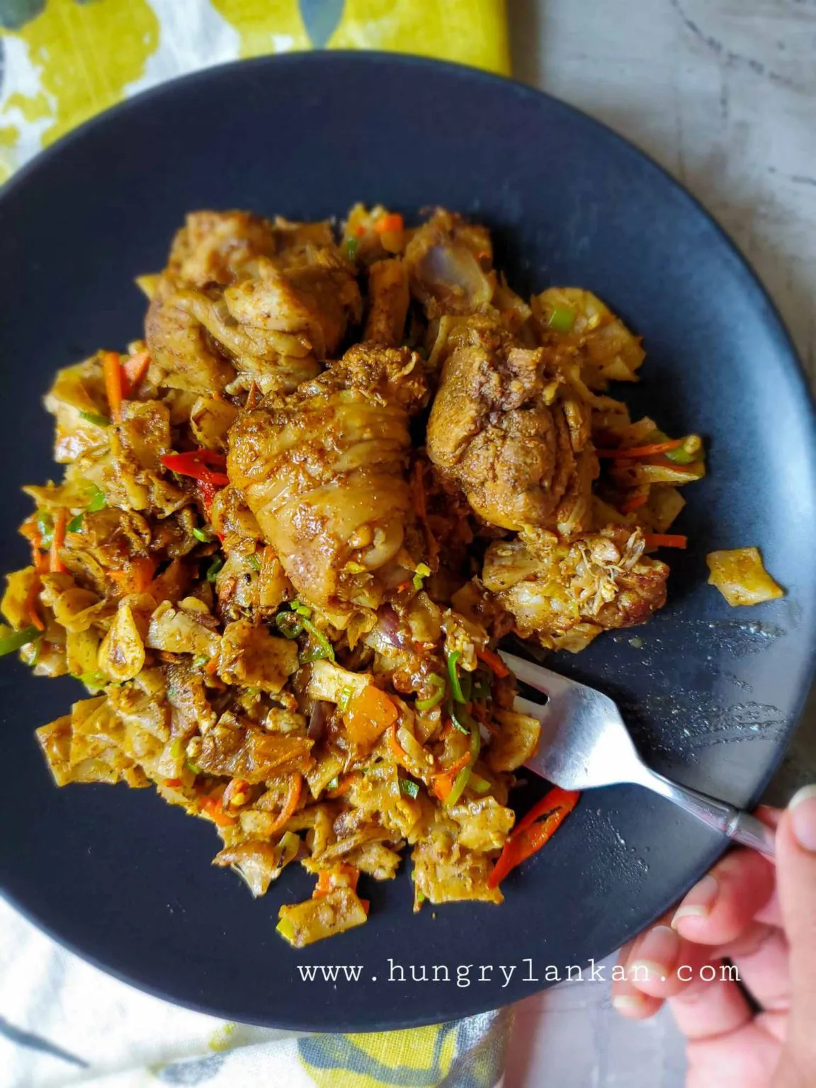 Sri Lankan Chicken Kottu