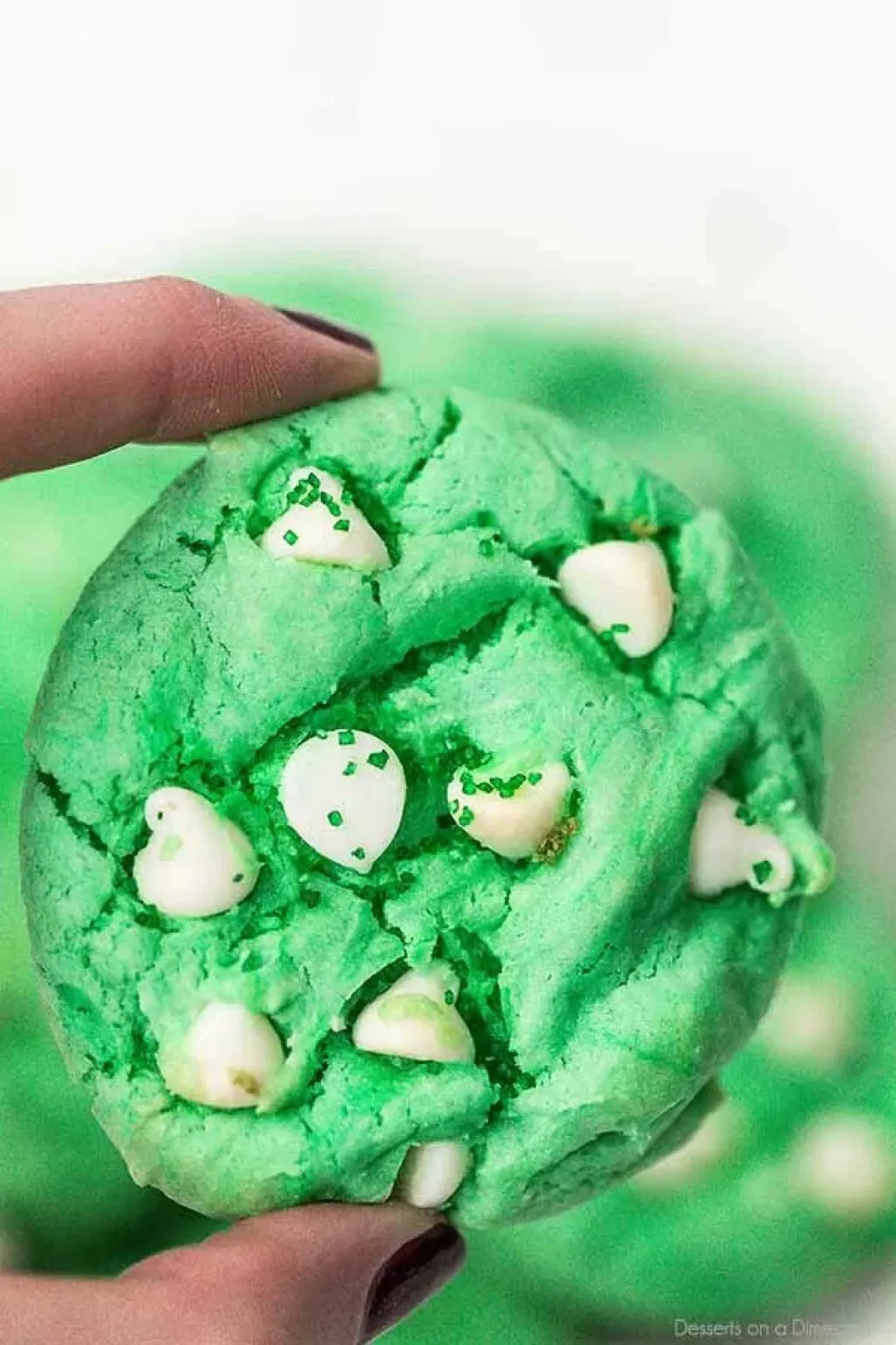 St Patrick's Day Cake Mix Cookies