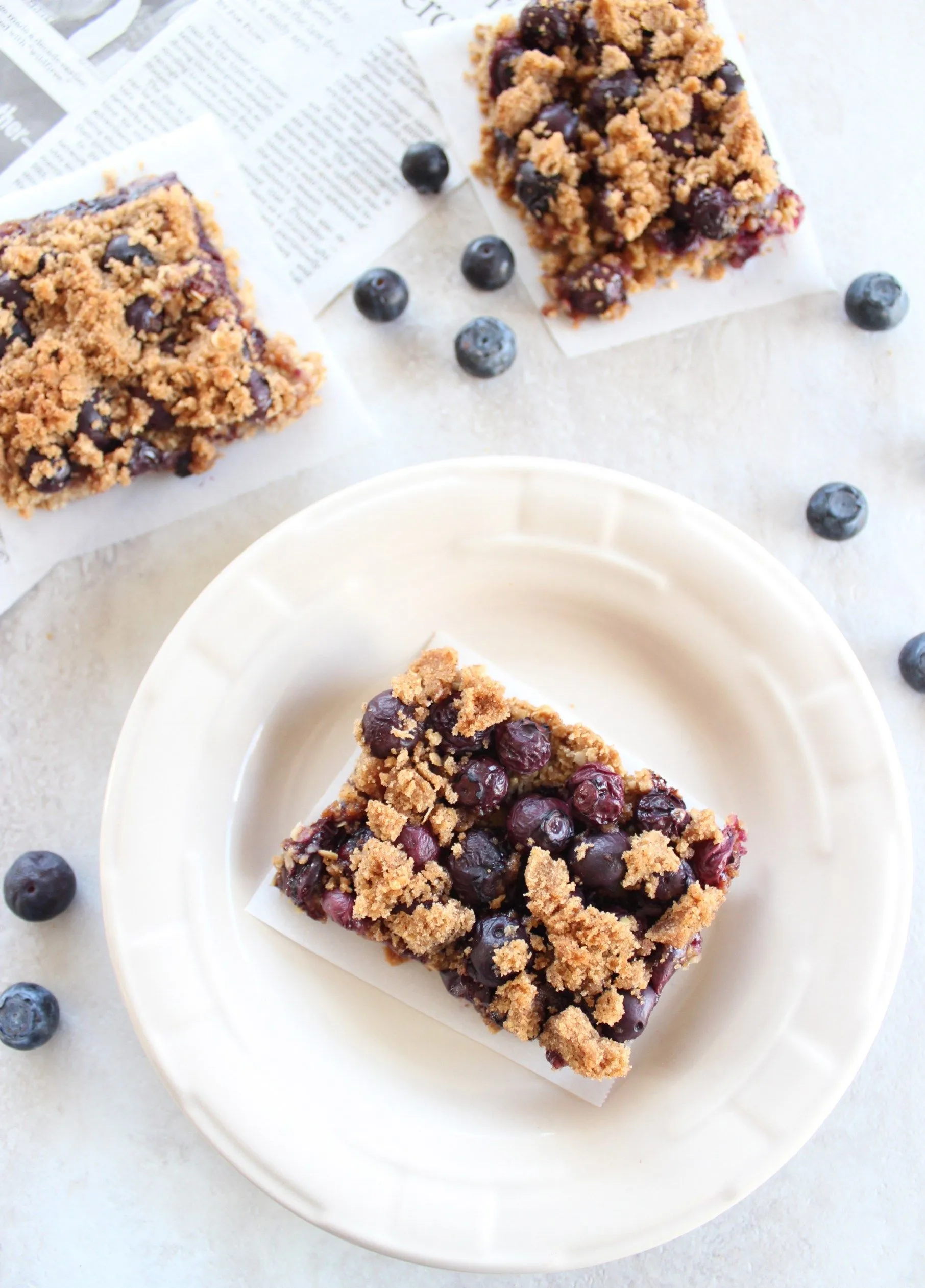 Starbucks Style Gluten Free Blueberry Oat Bars