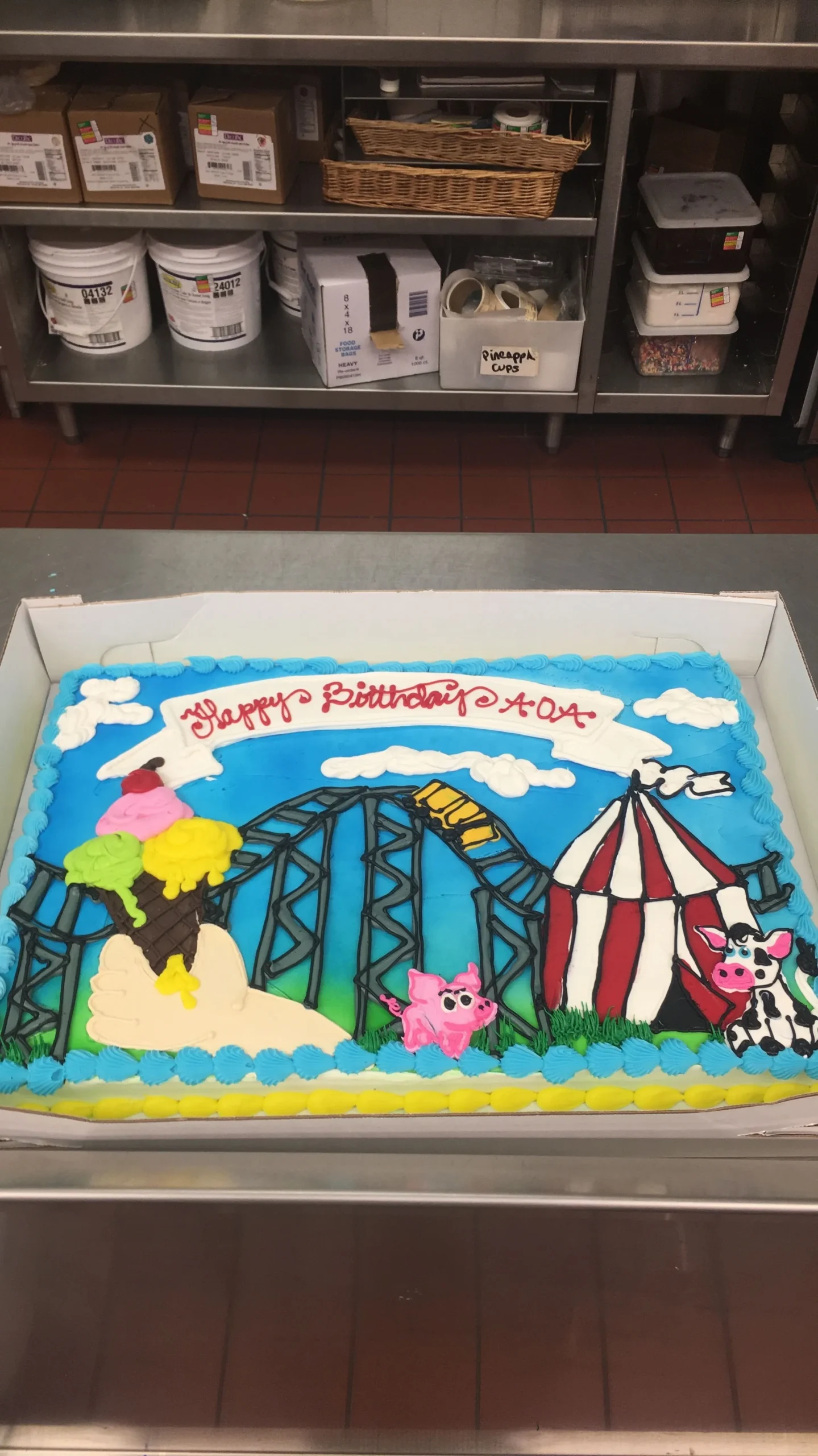 State Fair Sampler Cake