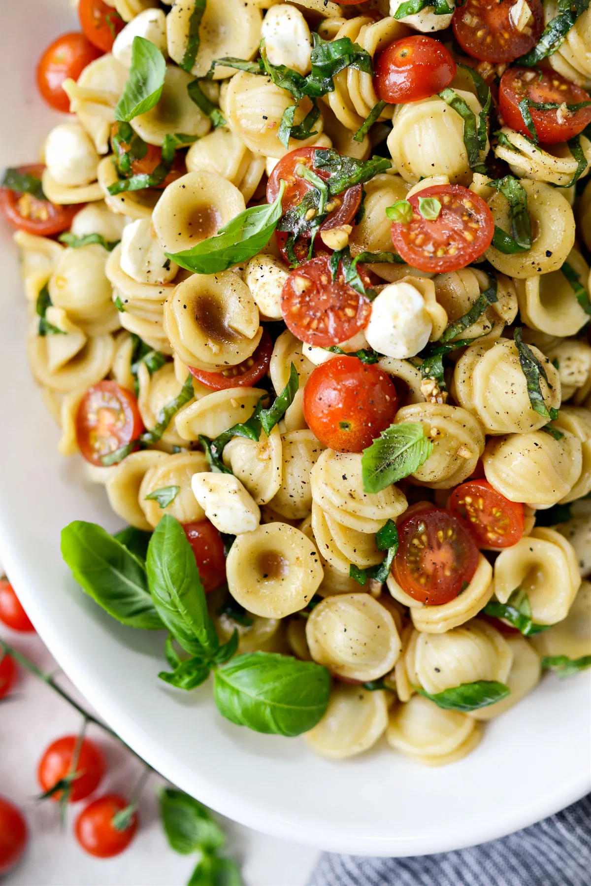 Steak Caprese Pasta Salad