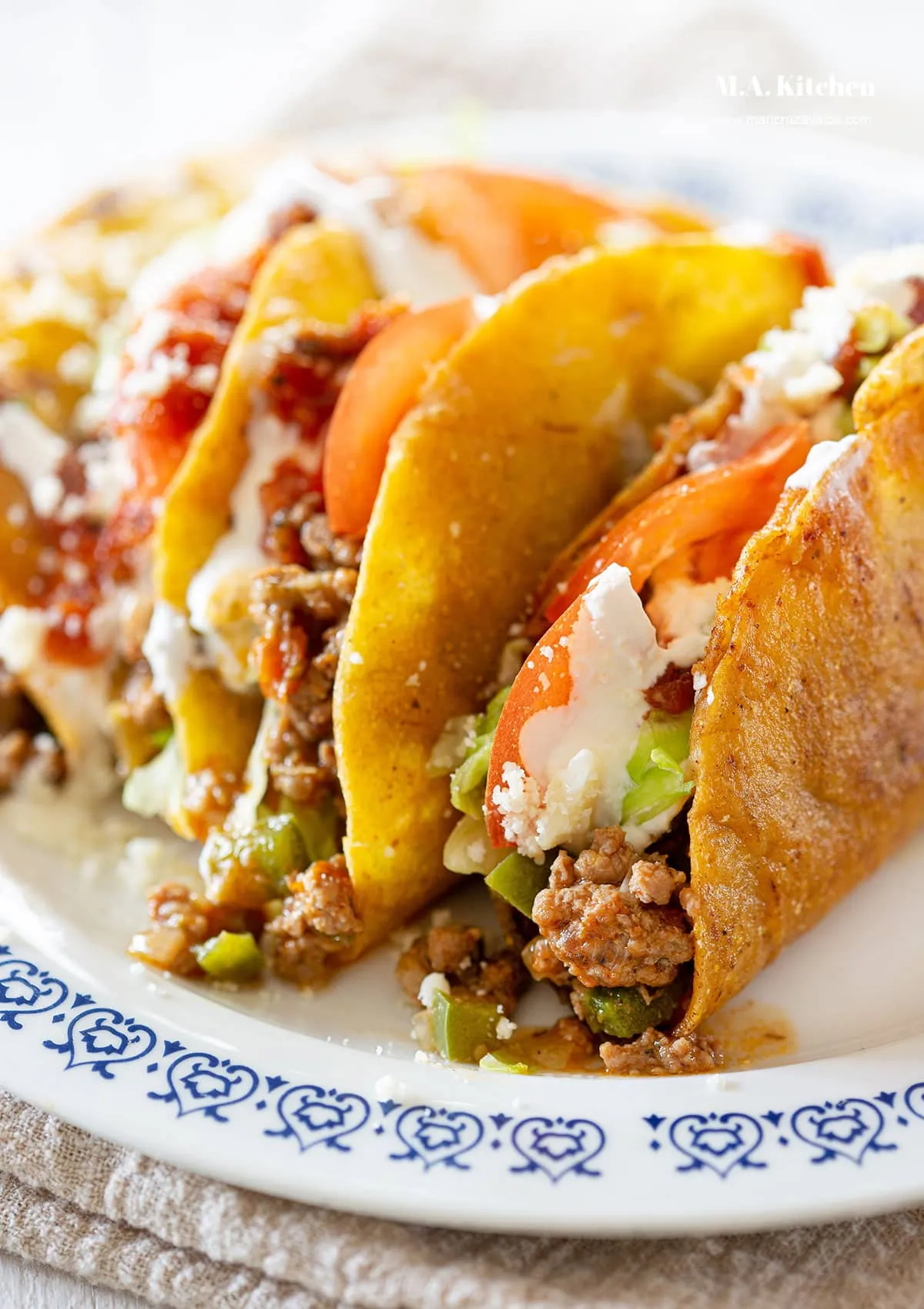 Steak Picadillo Soft Tacos