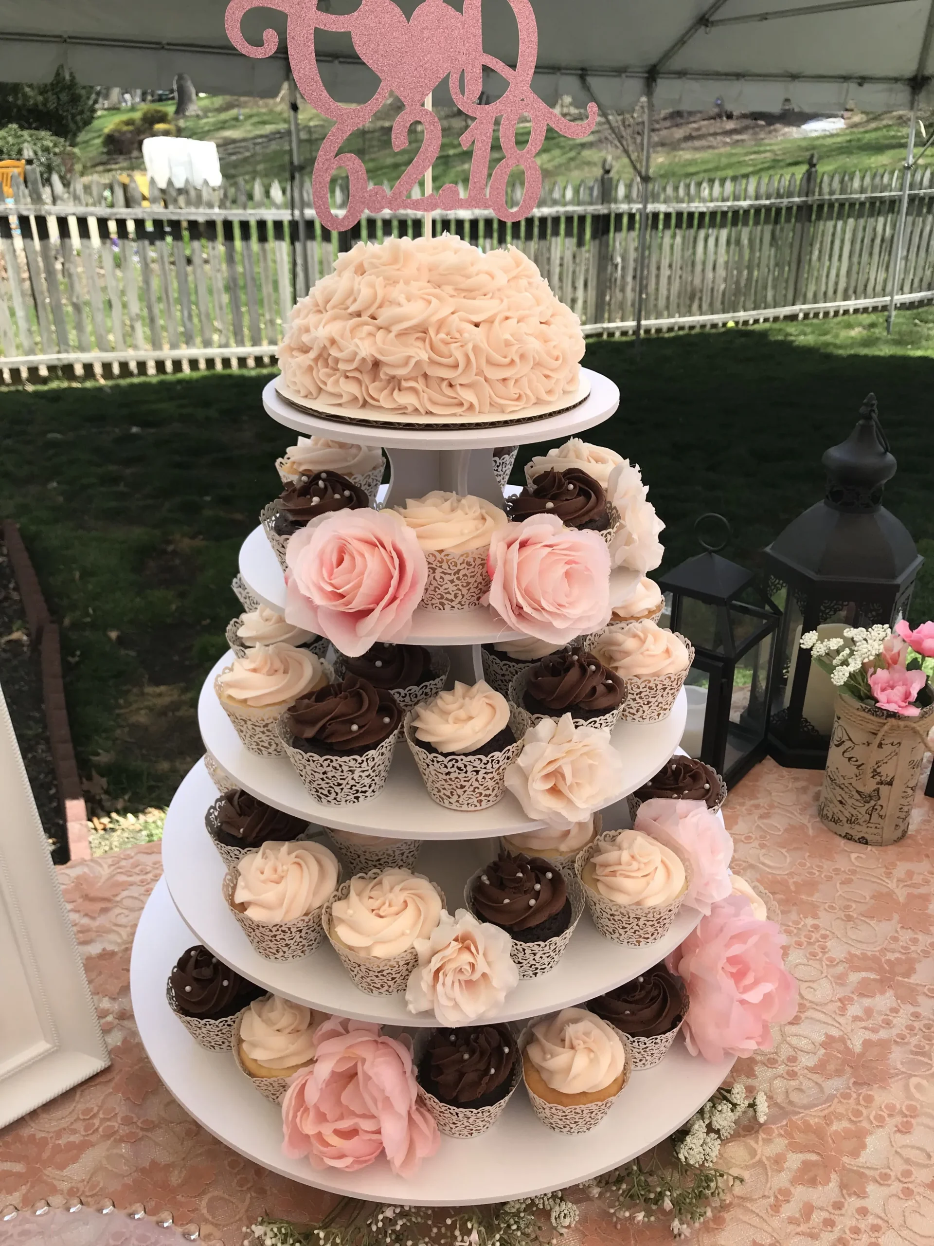 Stefanie's Bridal Shower Banana Cupcakes