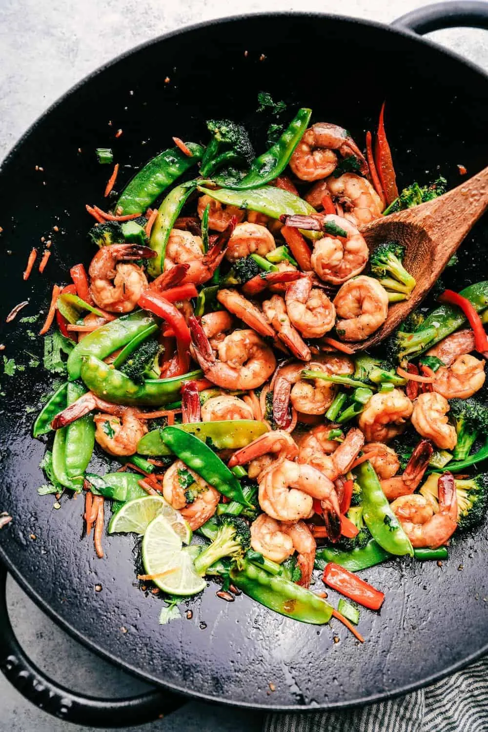 Stir Fried Shrimp with Garlic and Chile Sauce