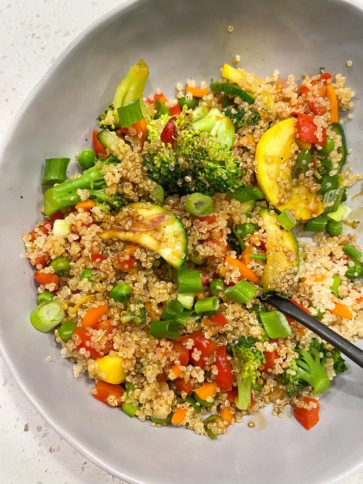Stir Fry Breakfast Quinoa Wild Rice