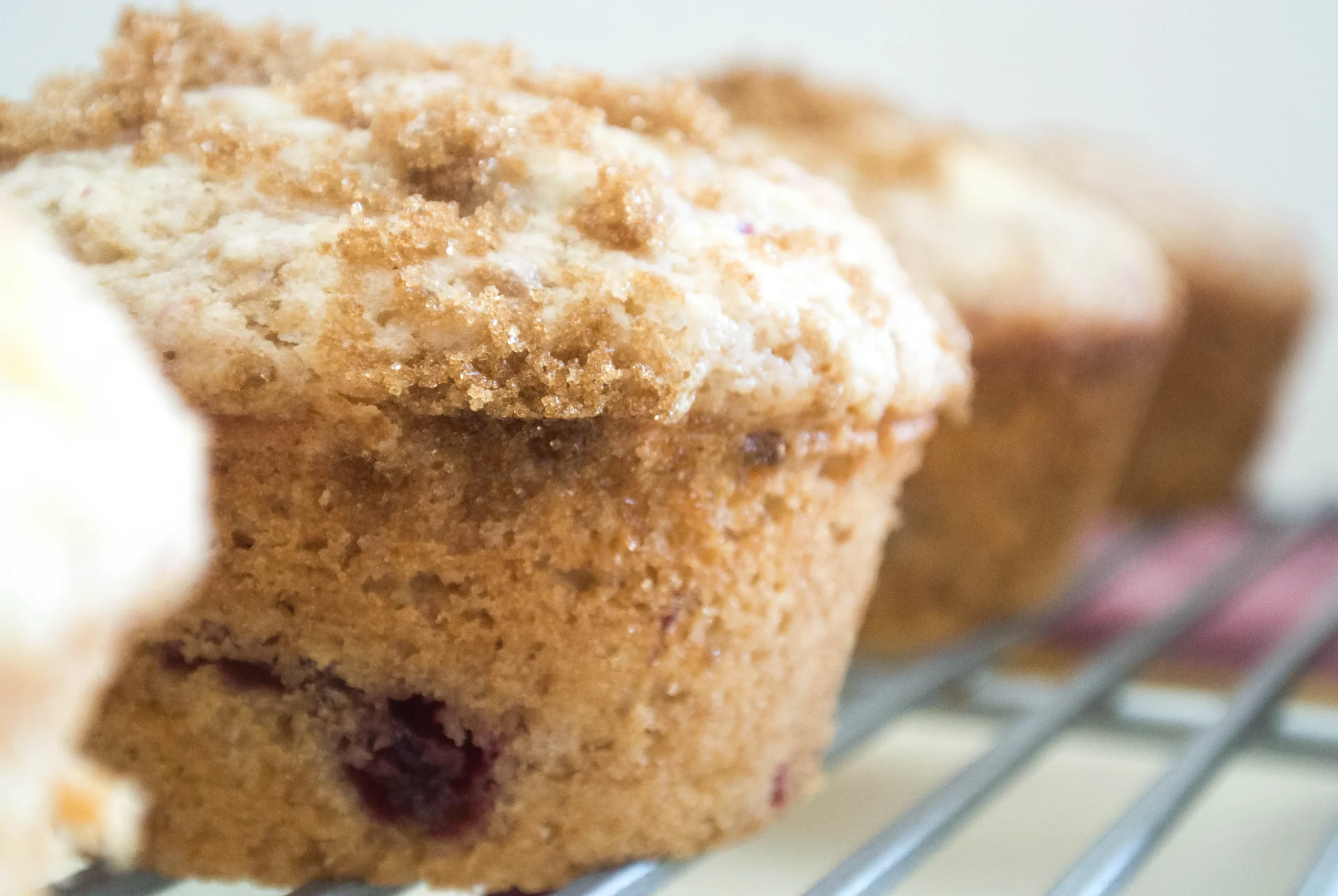 Stone Fruit Yogurt Muffins